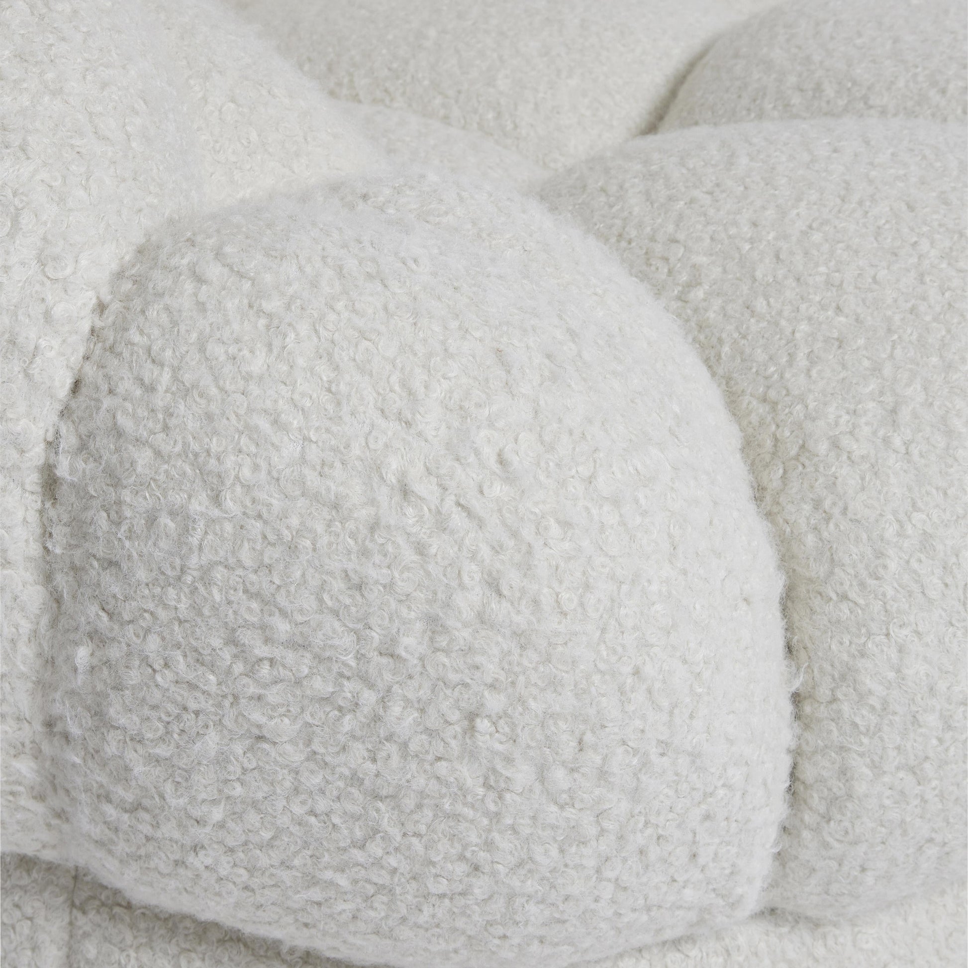 Coco White/Cream Fabric Swivel Chair - Ornate Home