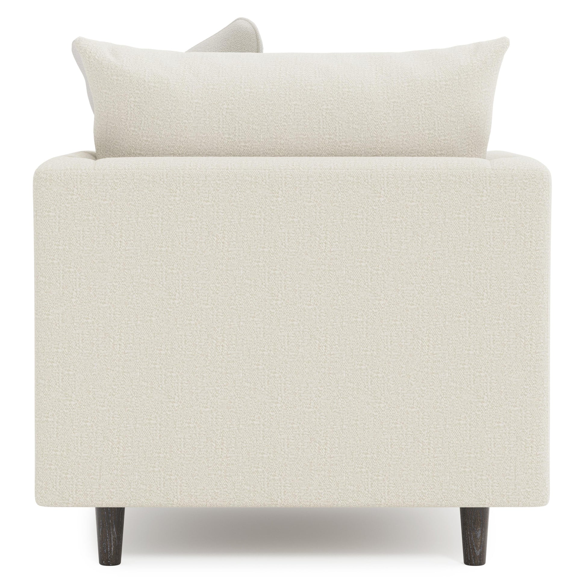 Colette White/Cream Fabric Chair - Ornate Home