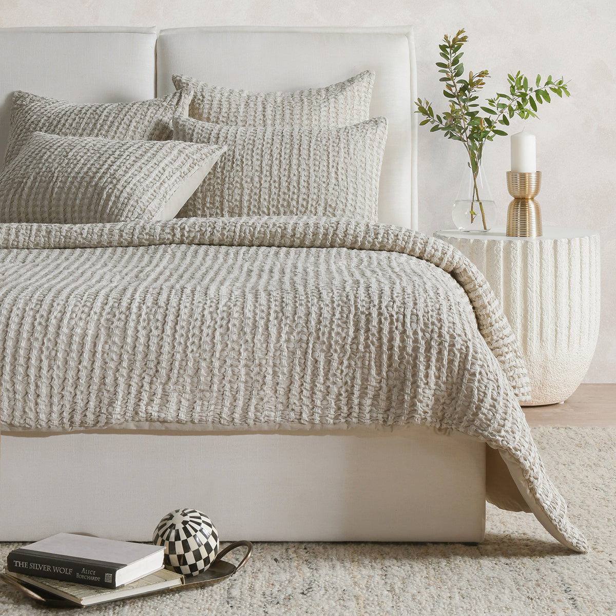 Colmar Natural Quilt Collection - Ornate Home