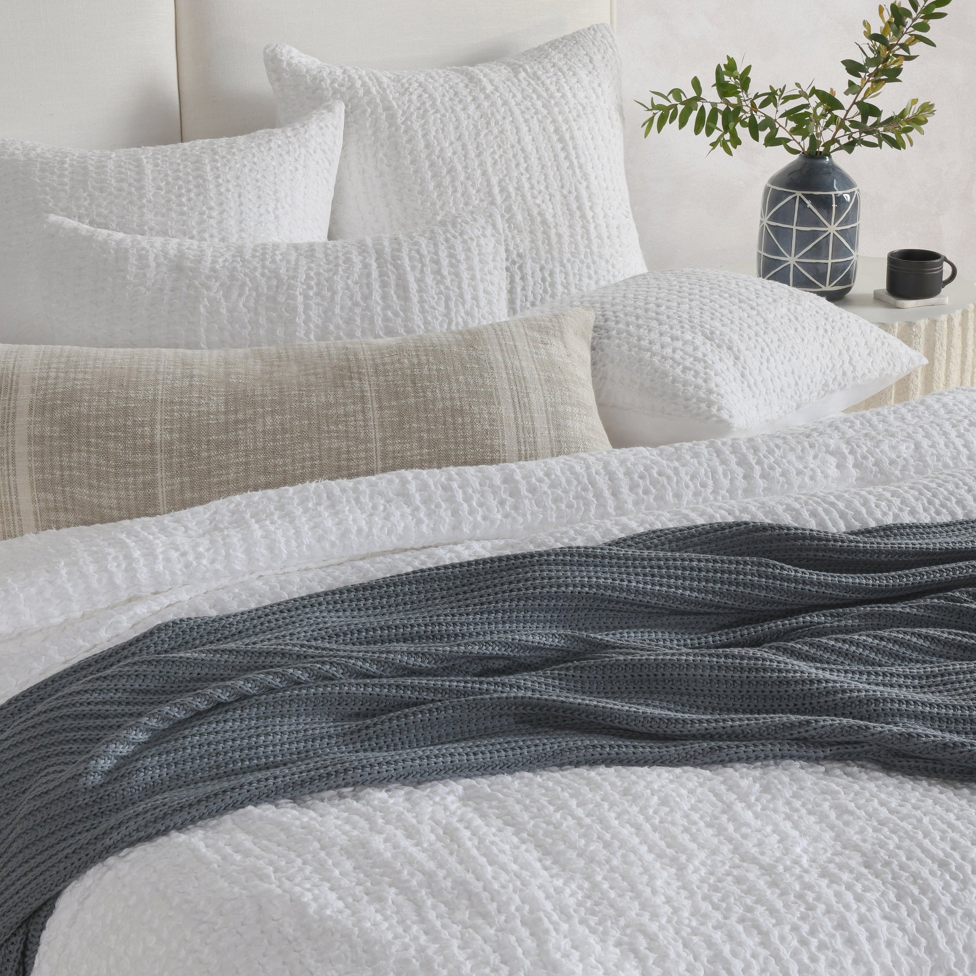 Colmar White Quilt Collection - Ornate Home