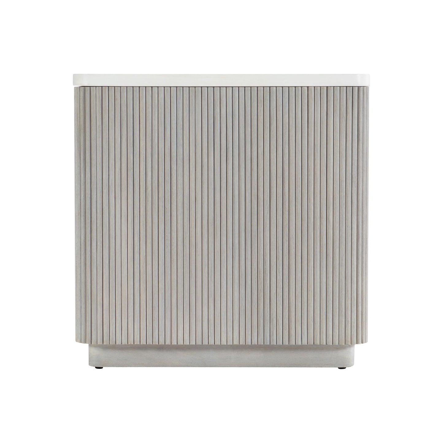 Colonnade Faux Stone/Gmelina Side Table - Ornate Home