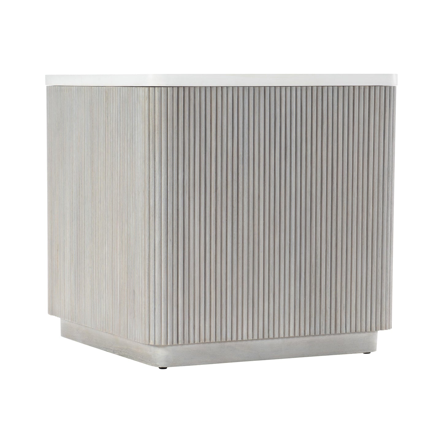 Colonnade Faux Stone/Gmelina Side Table - Ornate Home