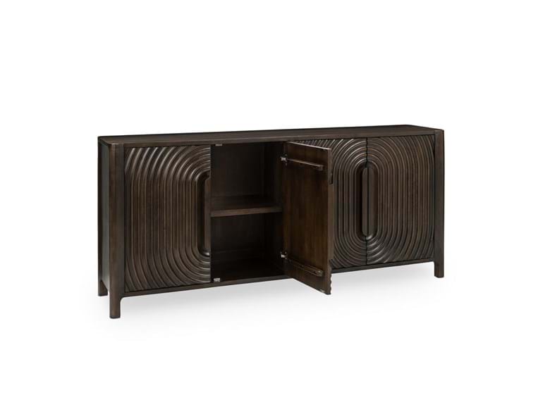 Colson Coffee Brown Cabinet - Ornate Home