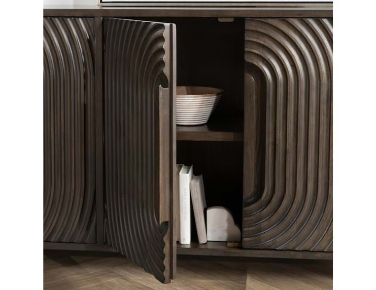 Colson Coffee Brown Cabinet - Ornate Home