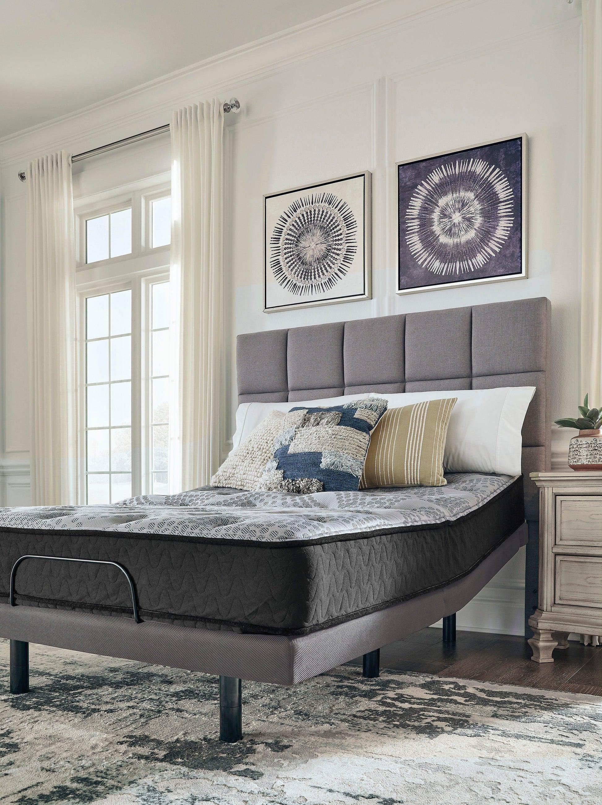 Comfort Plus Gray King Mattress- Viva Furn