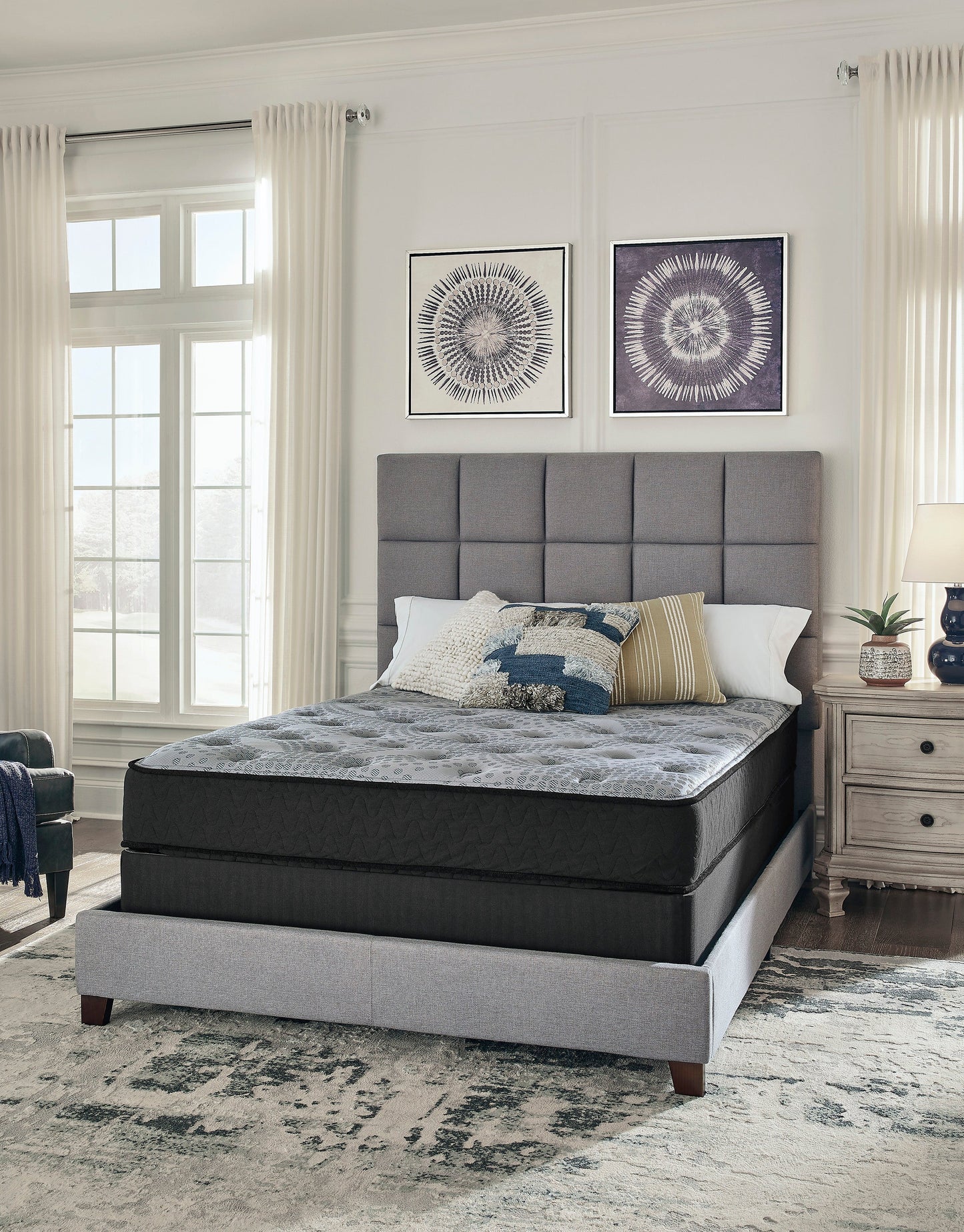 Comfort Plus Gray King Mattress- Viva Furn