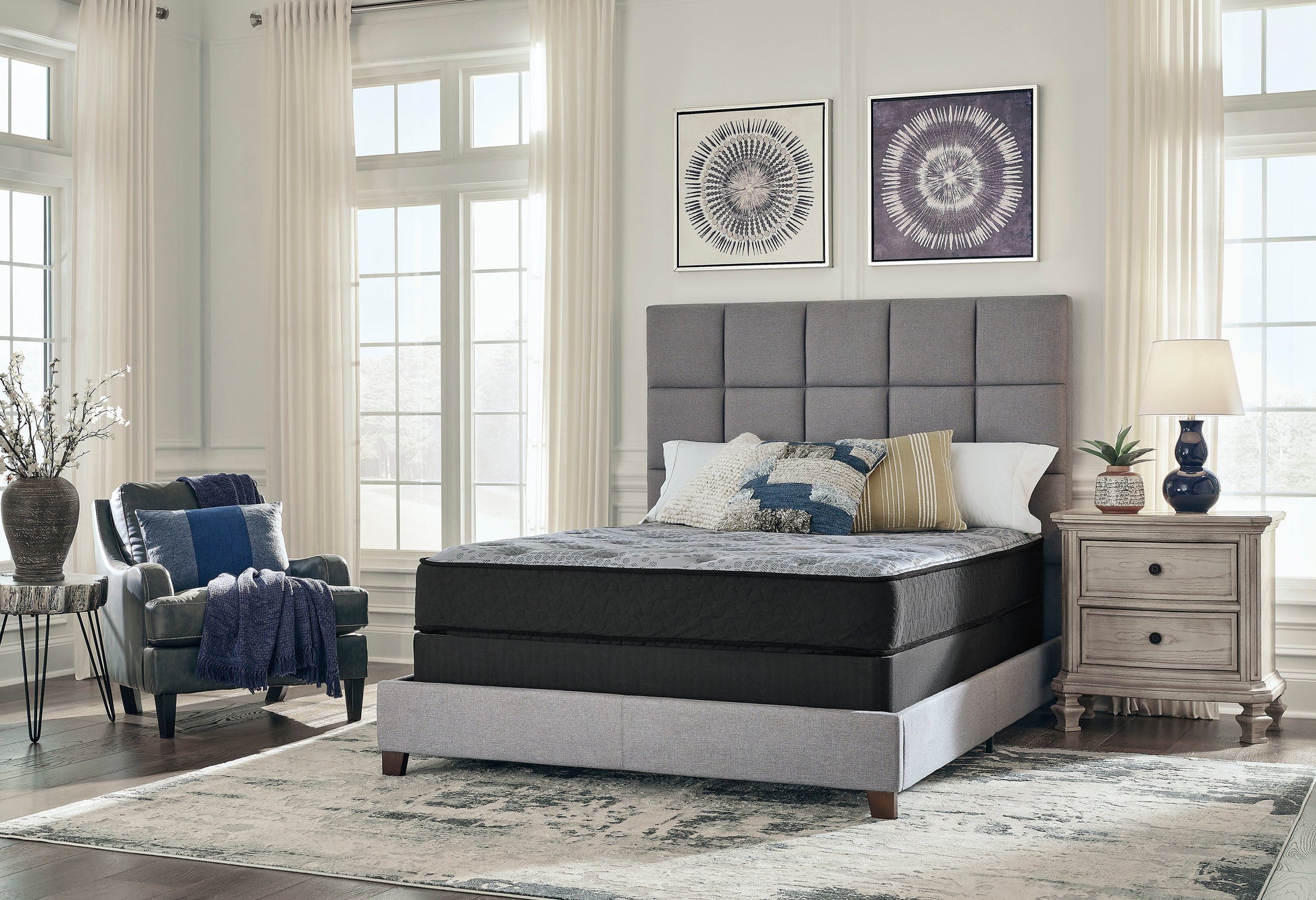 Comfort Plus Gray King Mattress- Viva Furn