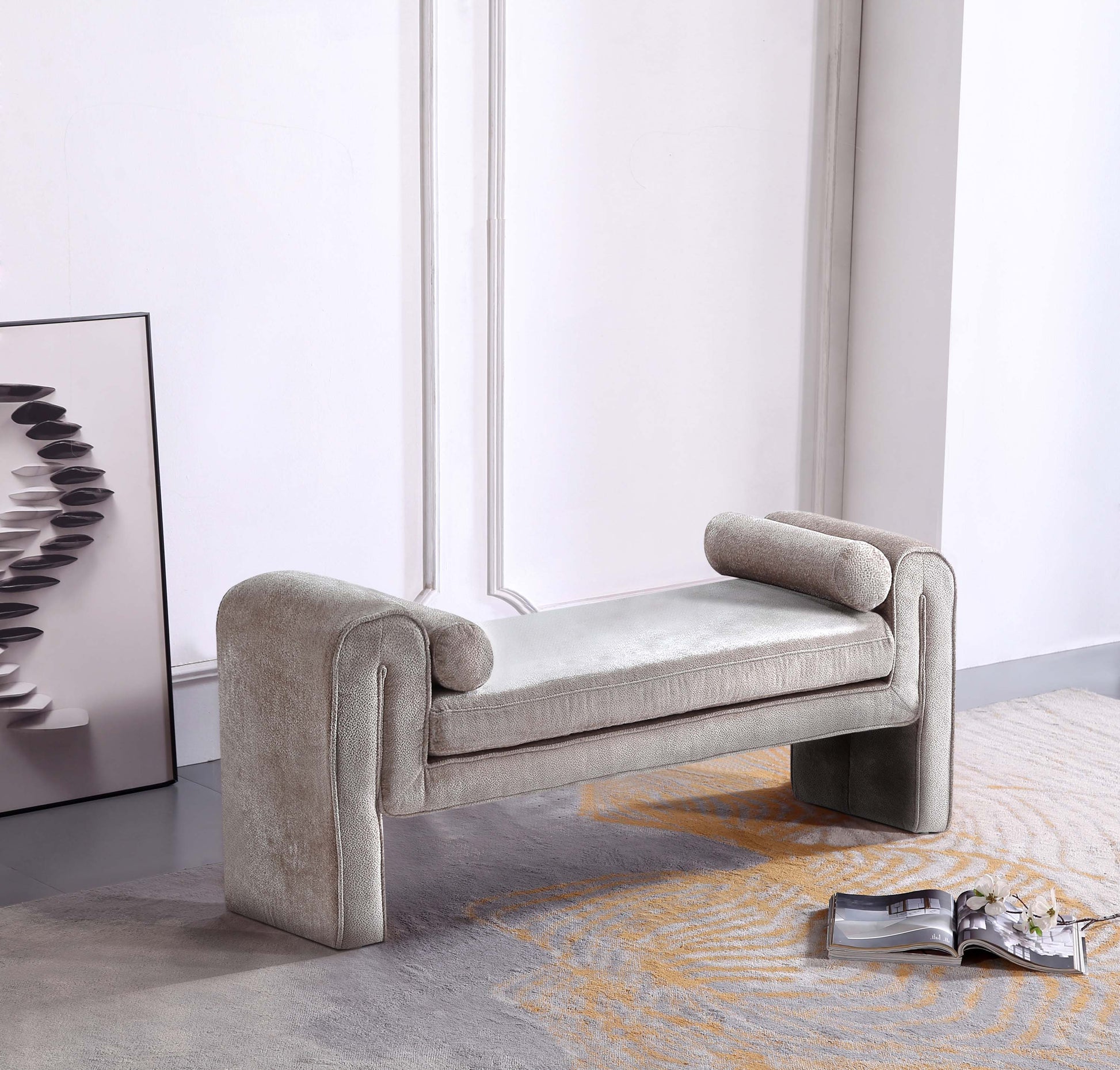 Concord Bench in Dove - Ornate Home