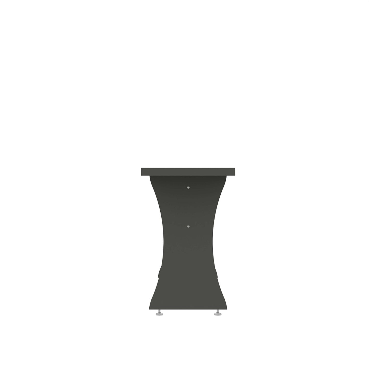 Coney Dining Bench in Gray (set of 2) - Ornate Home