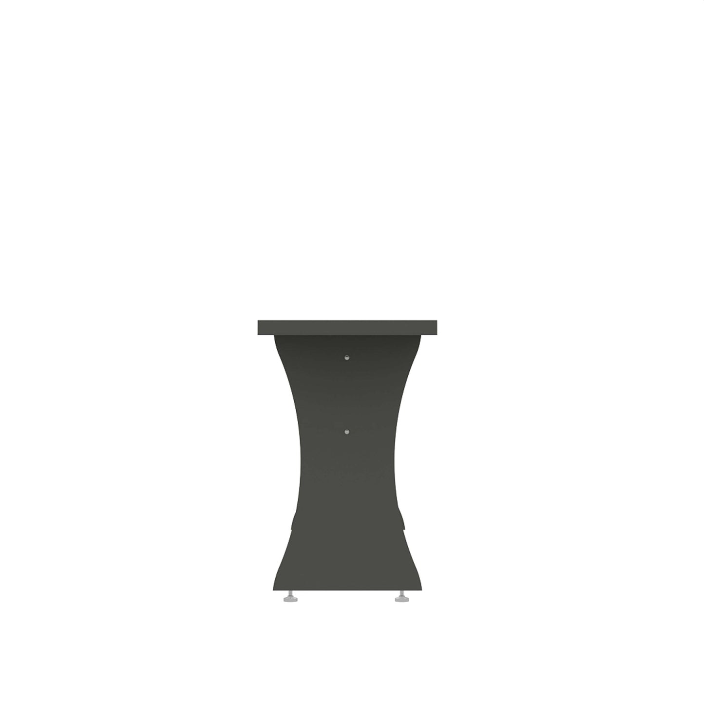 Coney Dining Bench in Gray (set of 2) - Ornate Home