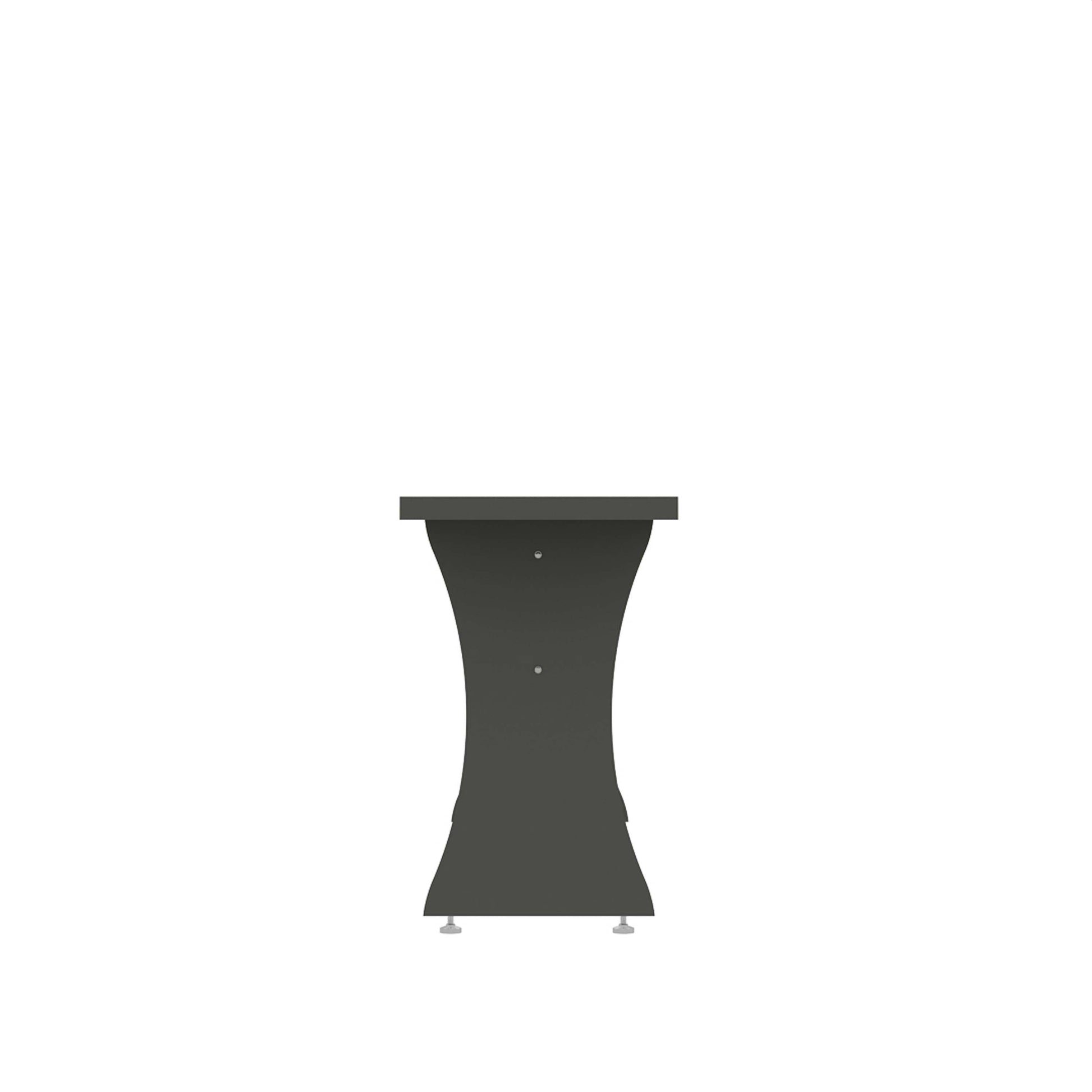 Coney Dining Bench in Gray (set of 2) - Ornate Home