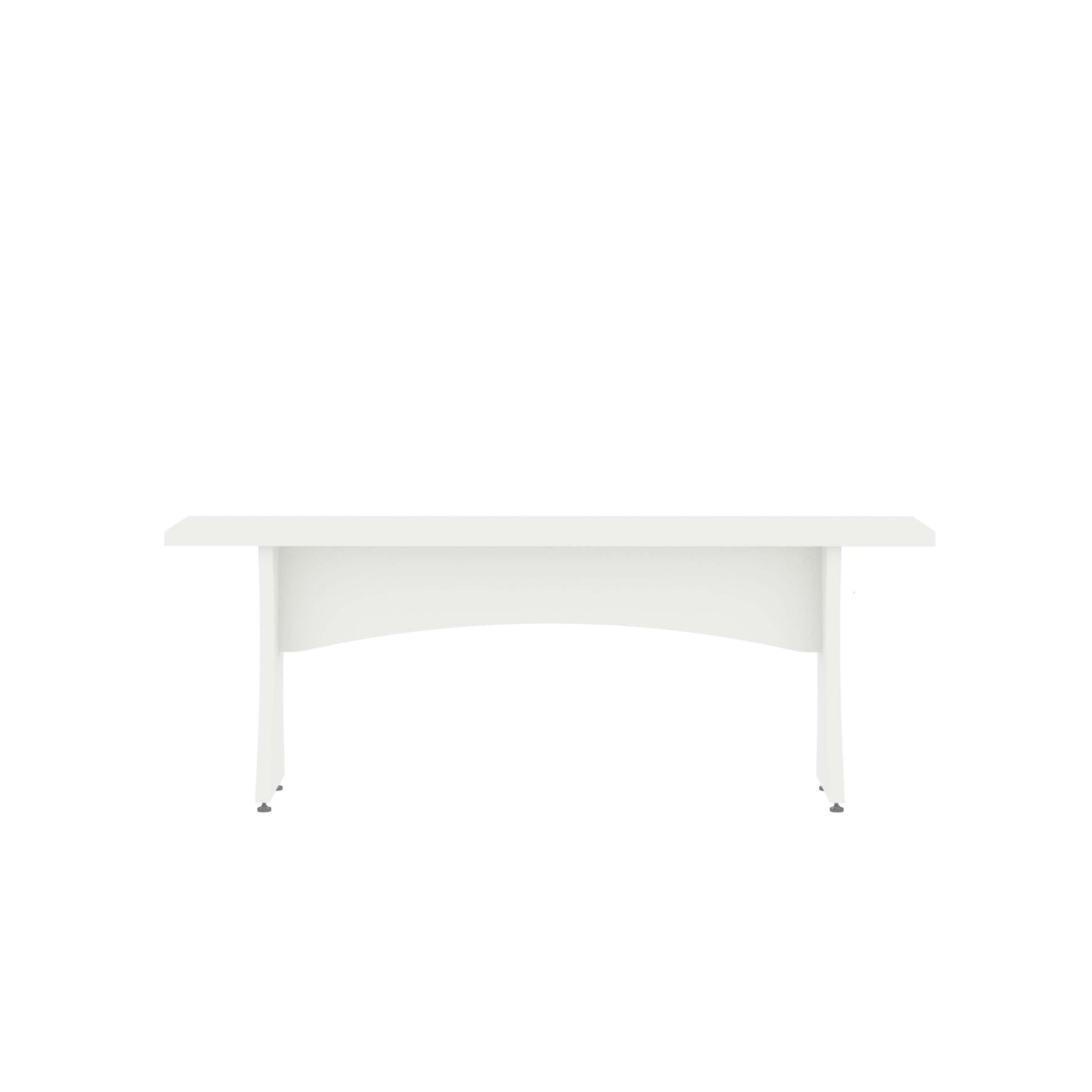 Coney Dining Bench in White (set of 2) - Ornate Home