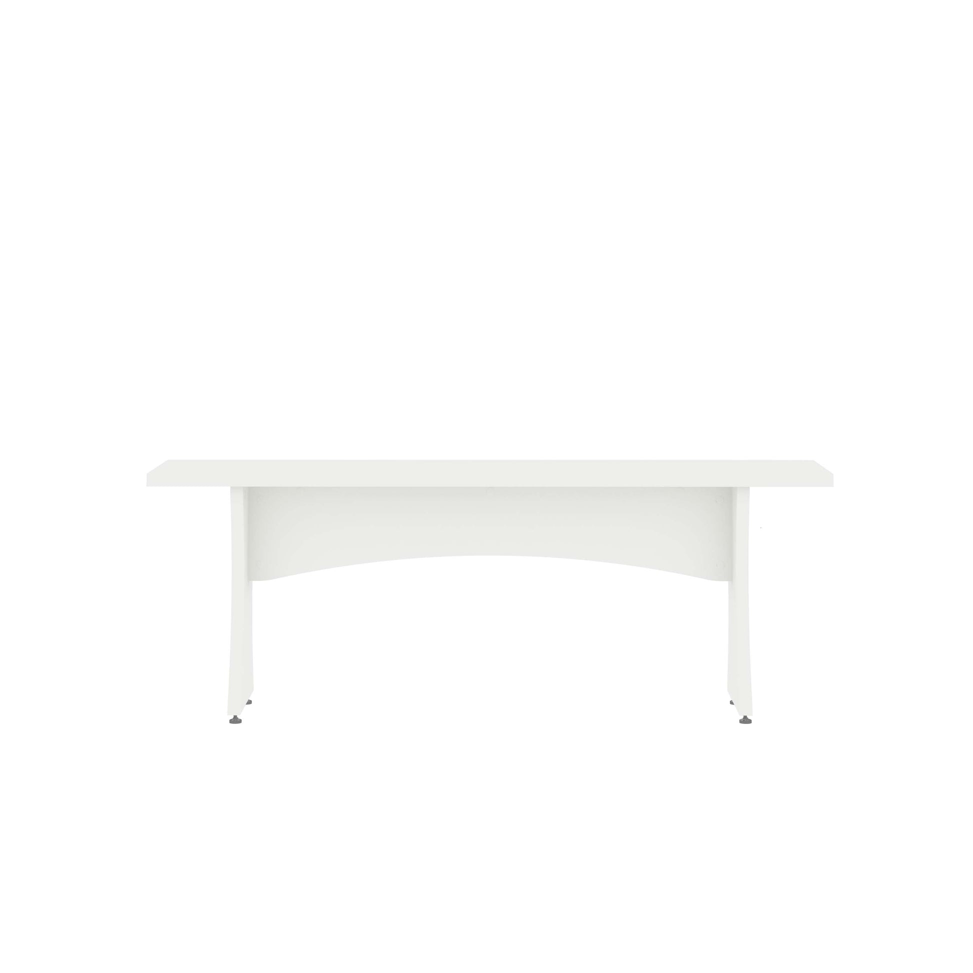 Coney Dining Bench in White (set of 2) - Ornate Home