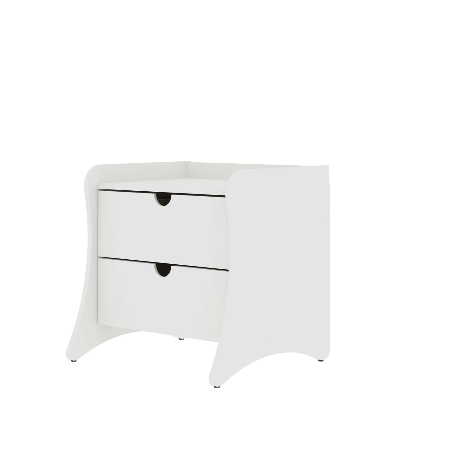 Coney Nightstand in White - Ornate Home