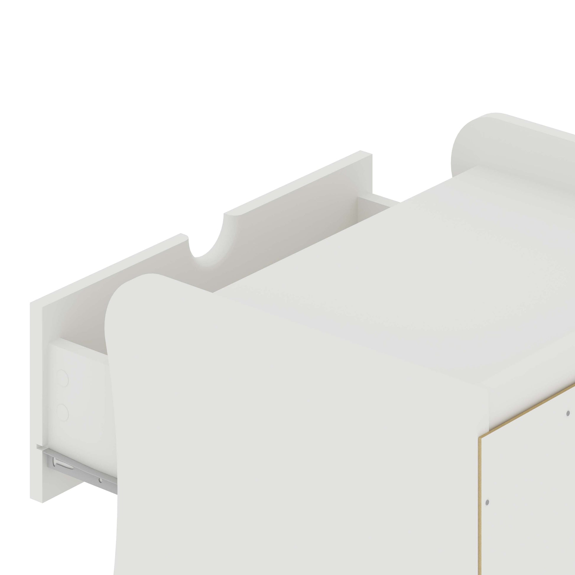 Coney Nightstand in White (set of 2) - Ornate Home