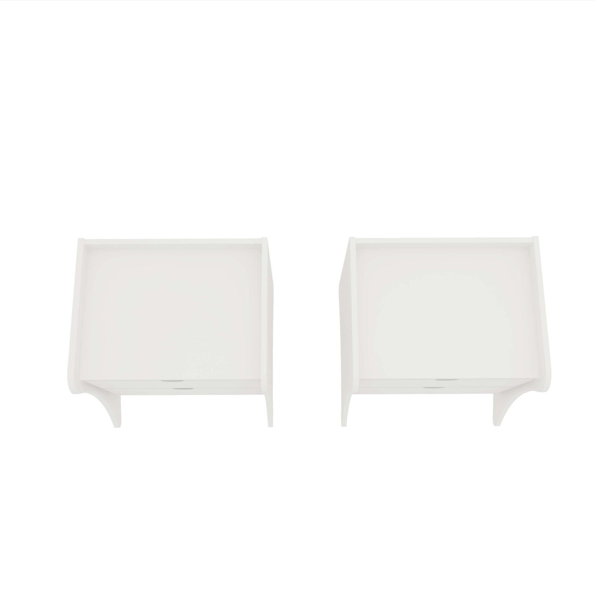 Coney Nightstand in White (set of 2) - Ornate Home