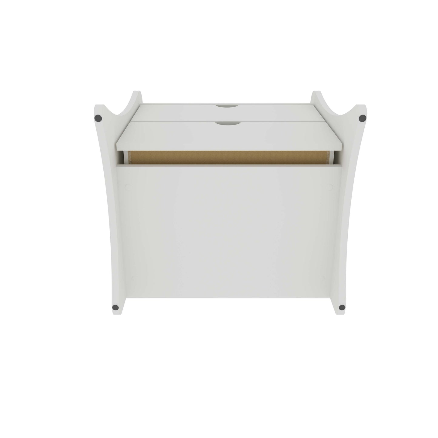 Coney Nightstand in White (set of 2) - Ornate Home