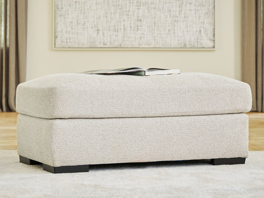 Conlee-Pike Linen Ottoman- Viva Furn