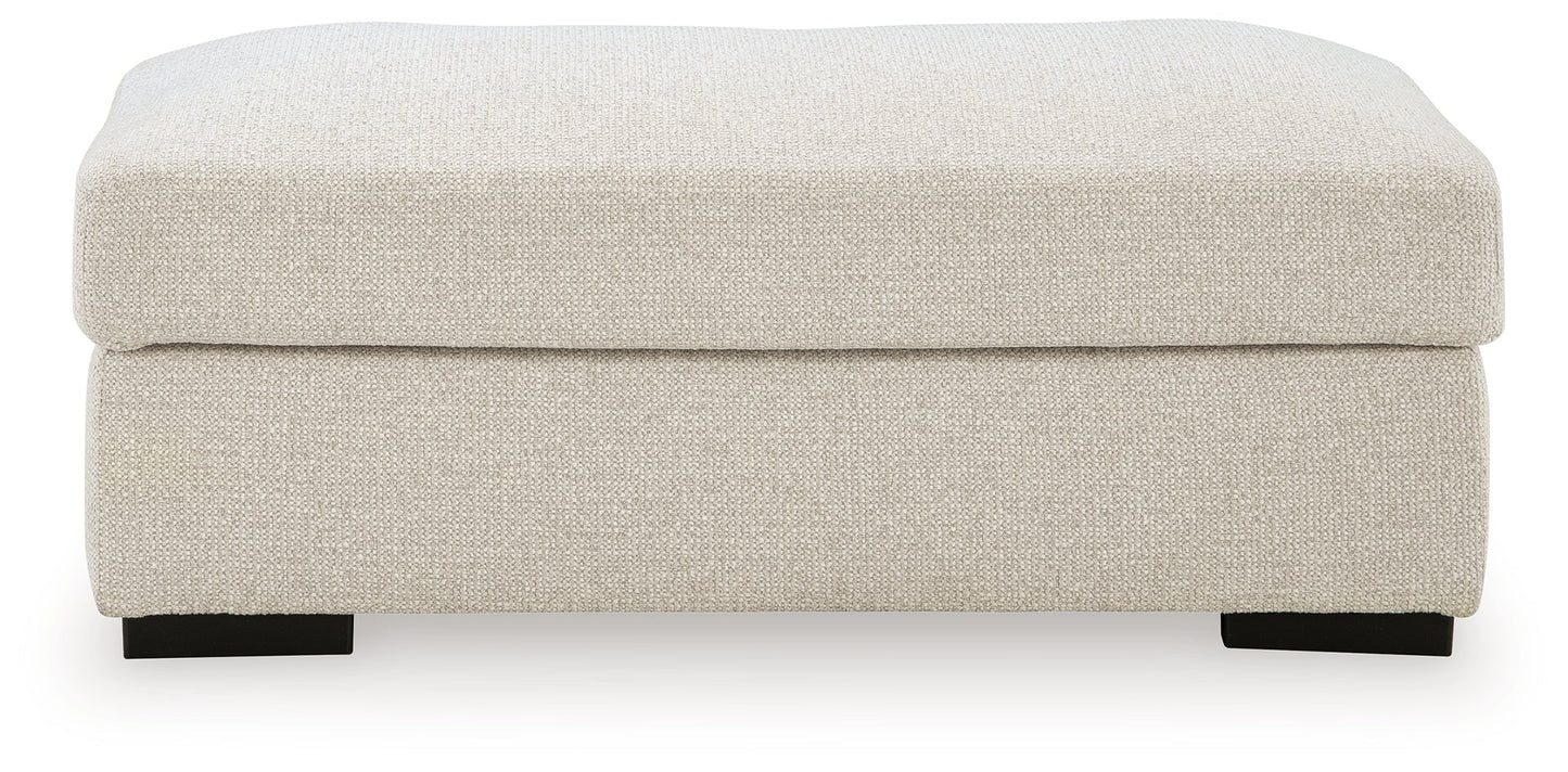 Conlee-Pike Linen Ottoman- Viva Furn