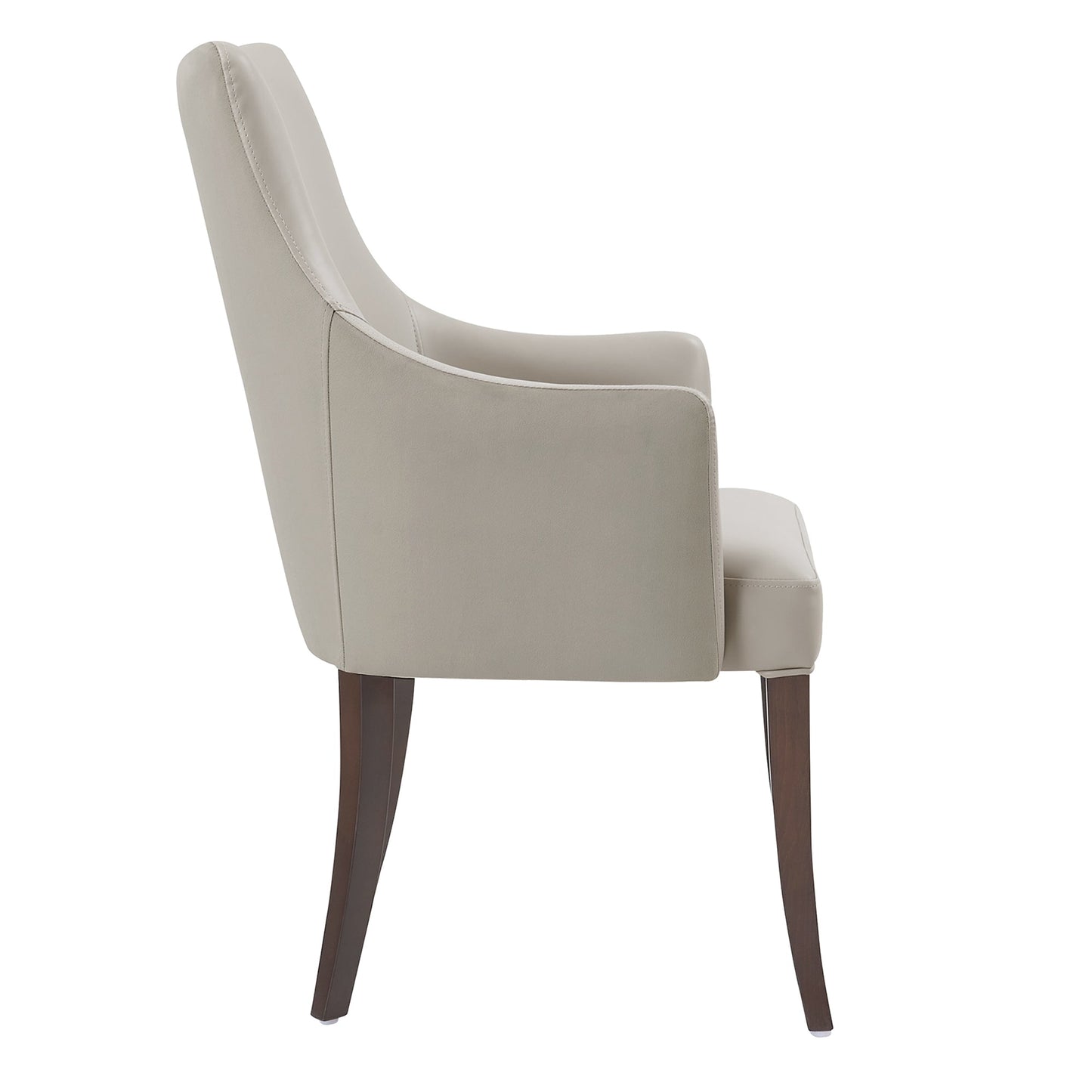 Connie Dining Armchair in Light Grey (set of 2) - Ornate Home