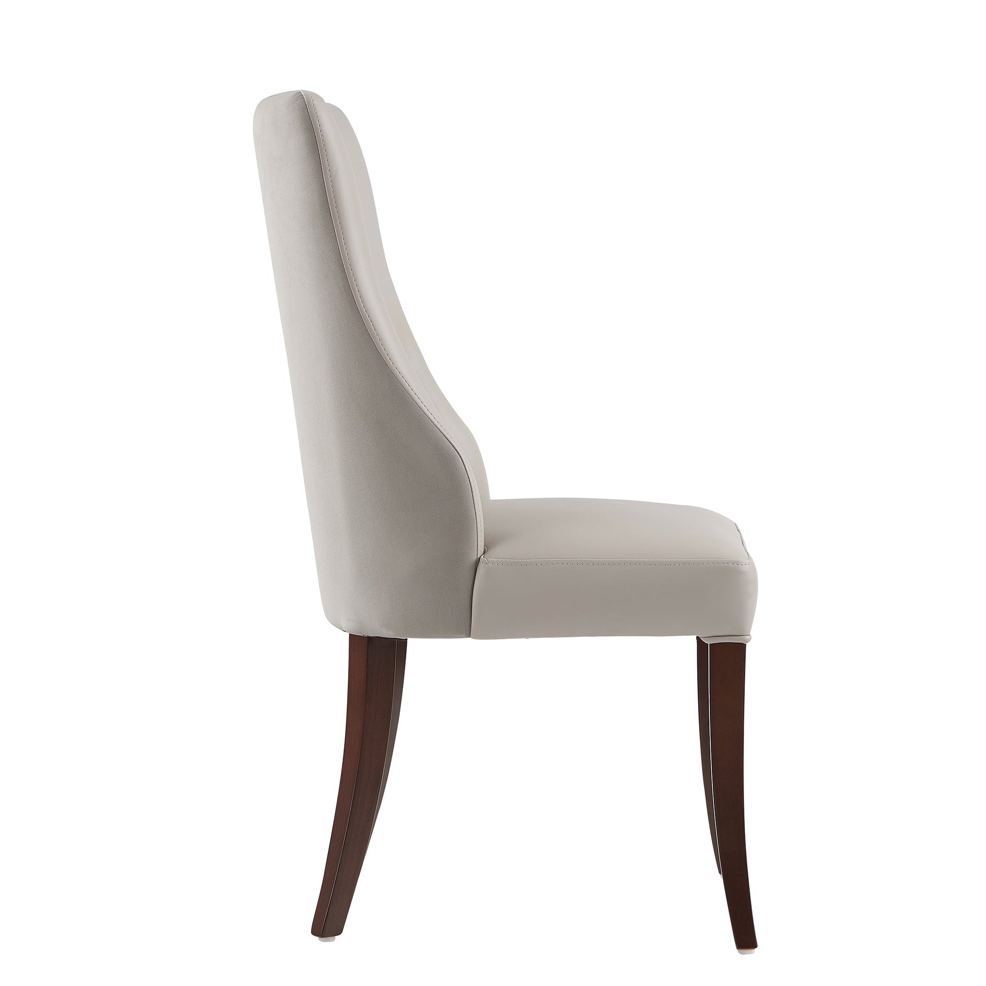 Connie Dining Chair in Light Grey (set of 4) - Ornate Home
