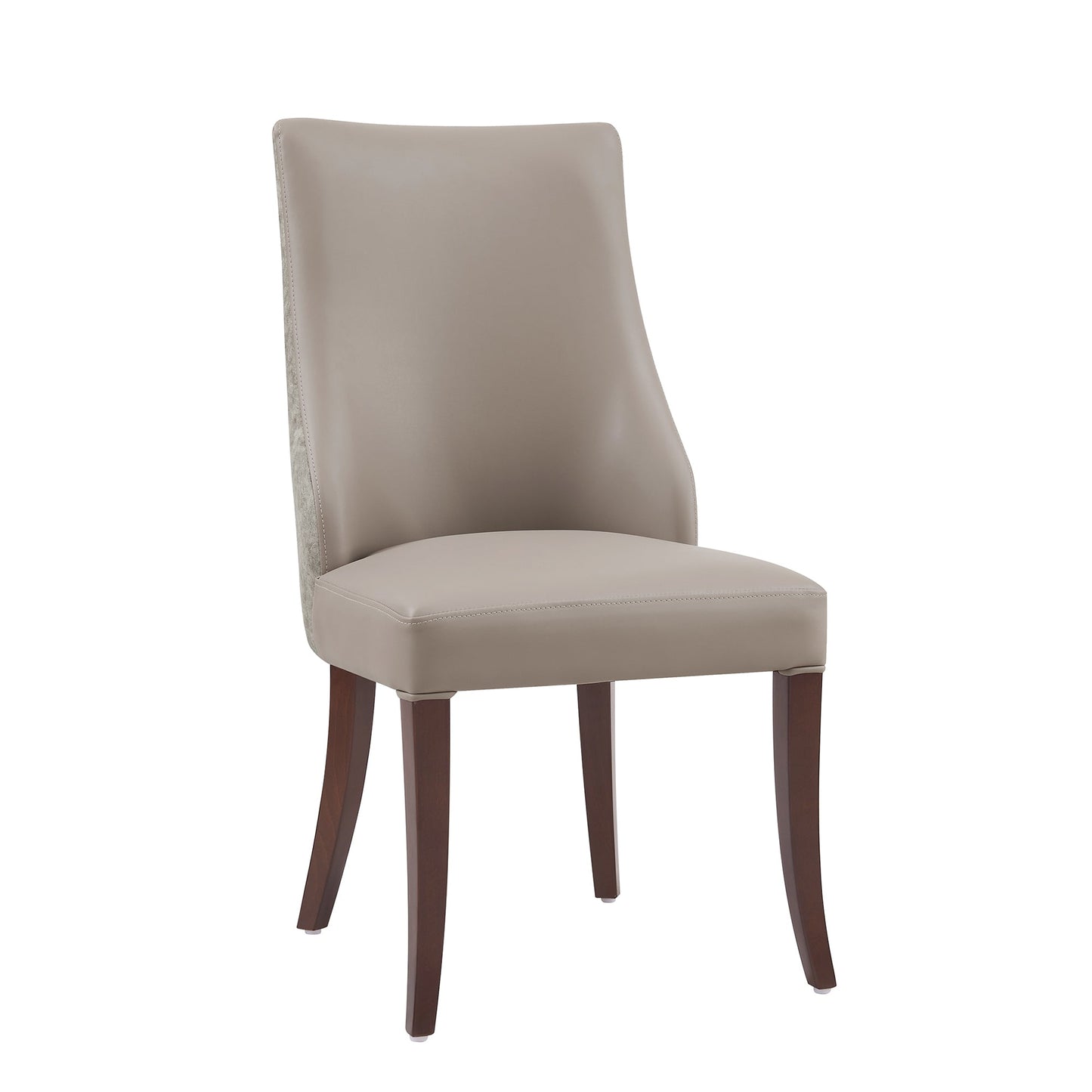 Connie Dining Chair in Taupe (set of 2) - Ornate Home