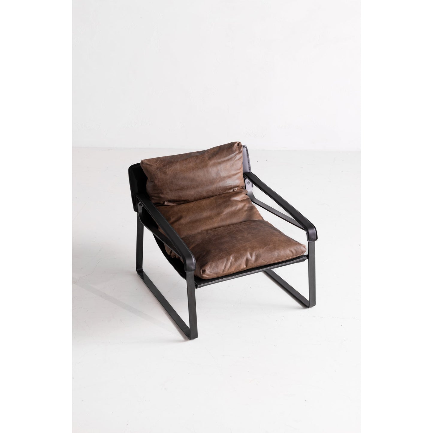 Conno Brownr Leather Club Chair - Ornate Home