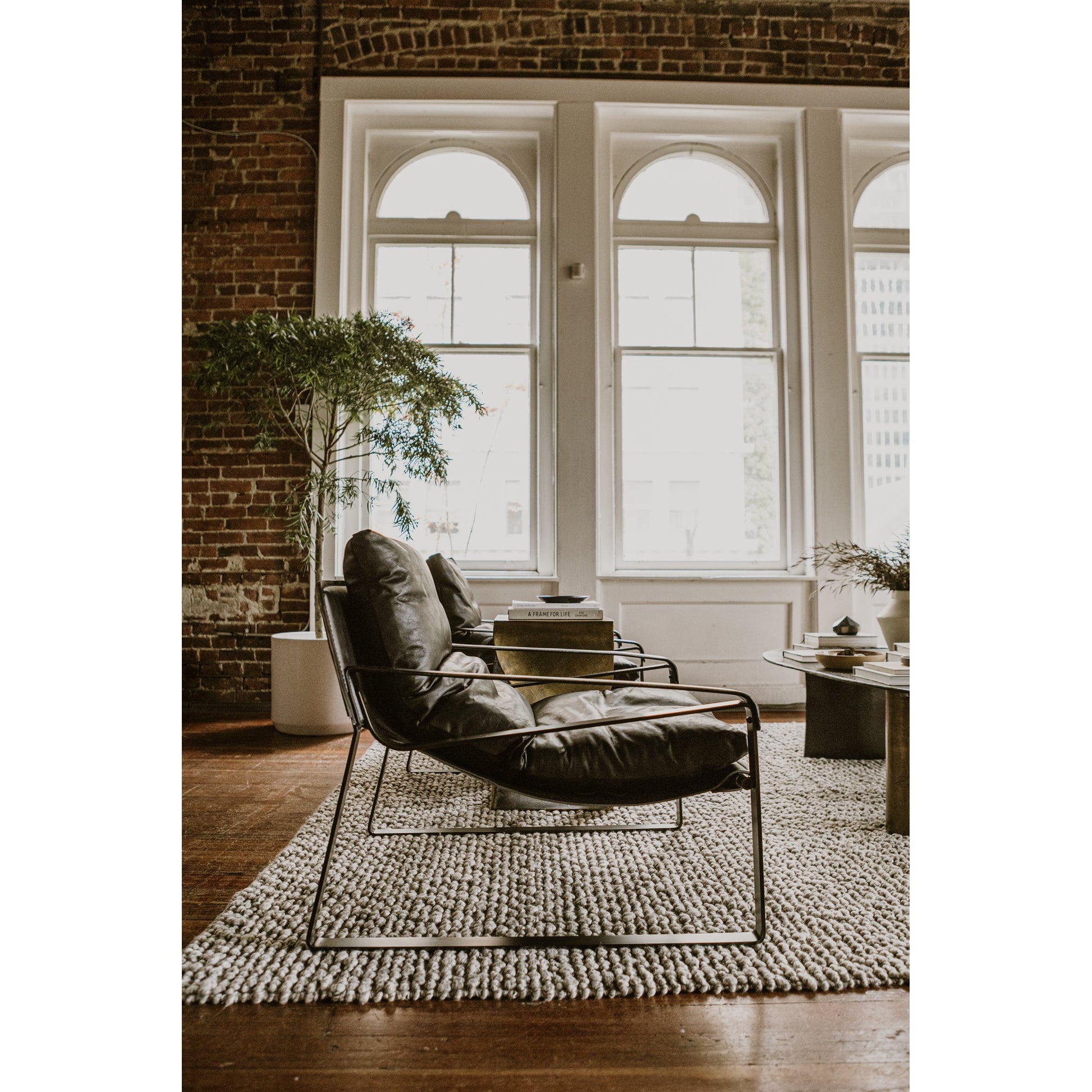 Connor Black Club Chair - Ornate Home