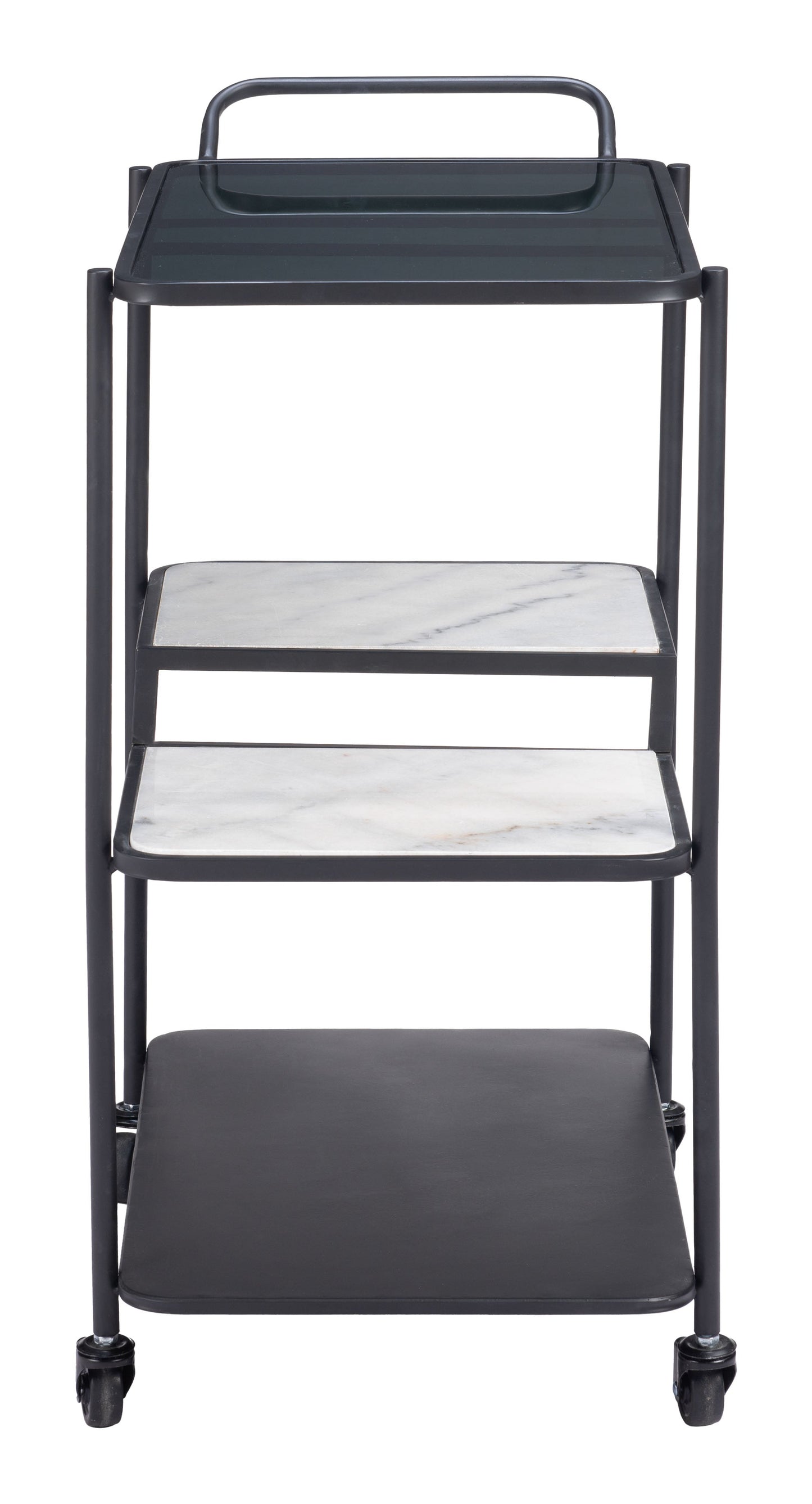 Constanza Black Bar Cart - Ornate Home