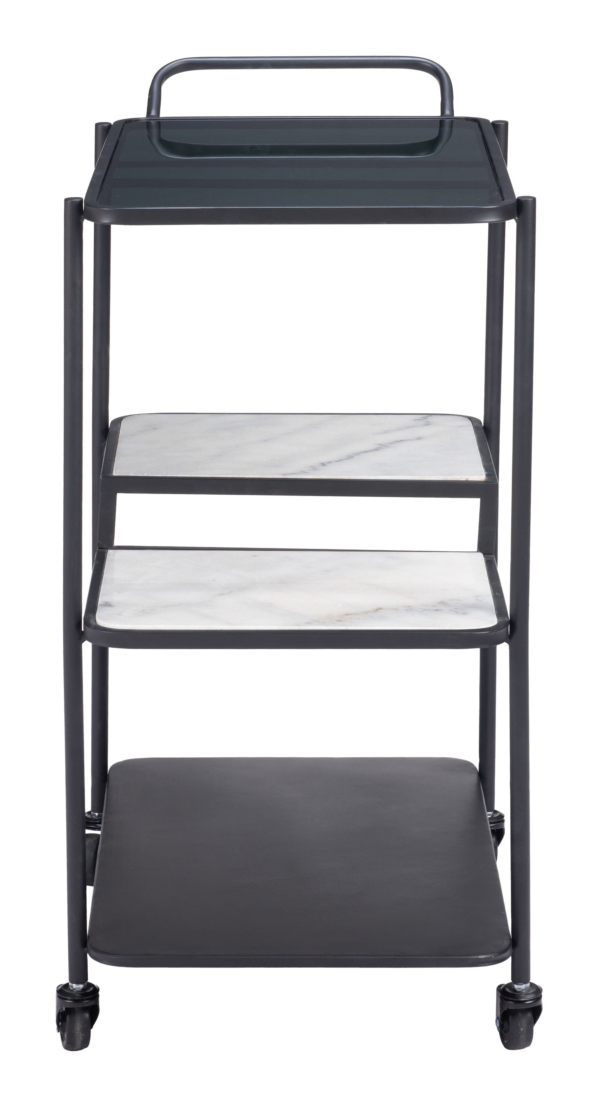 Constanza Black Bar Cart - Ornate Home