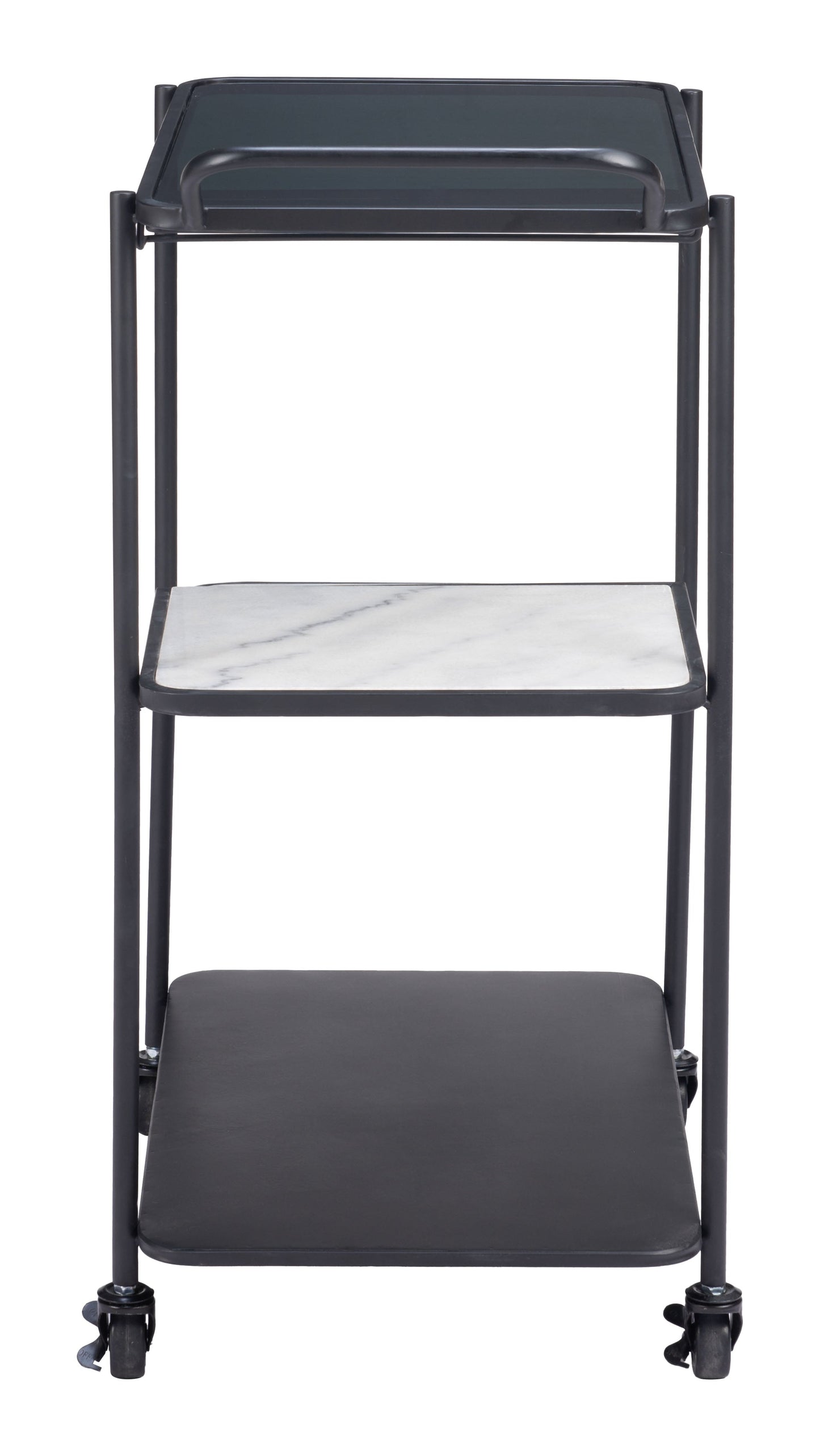 Constanza Black Bar Cart - Ornate Home