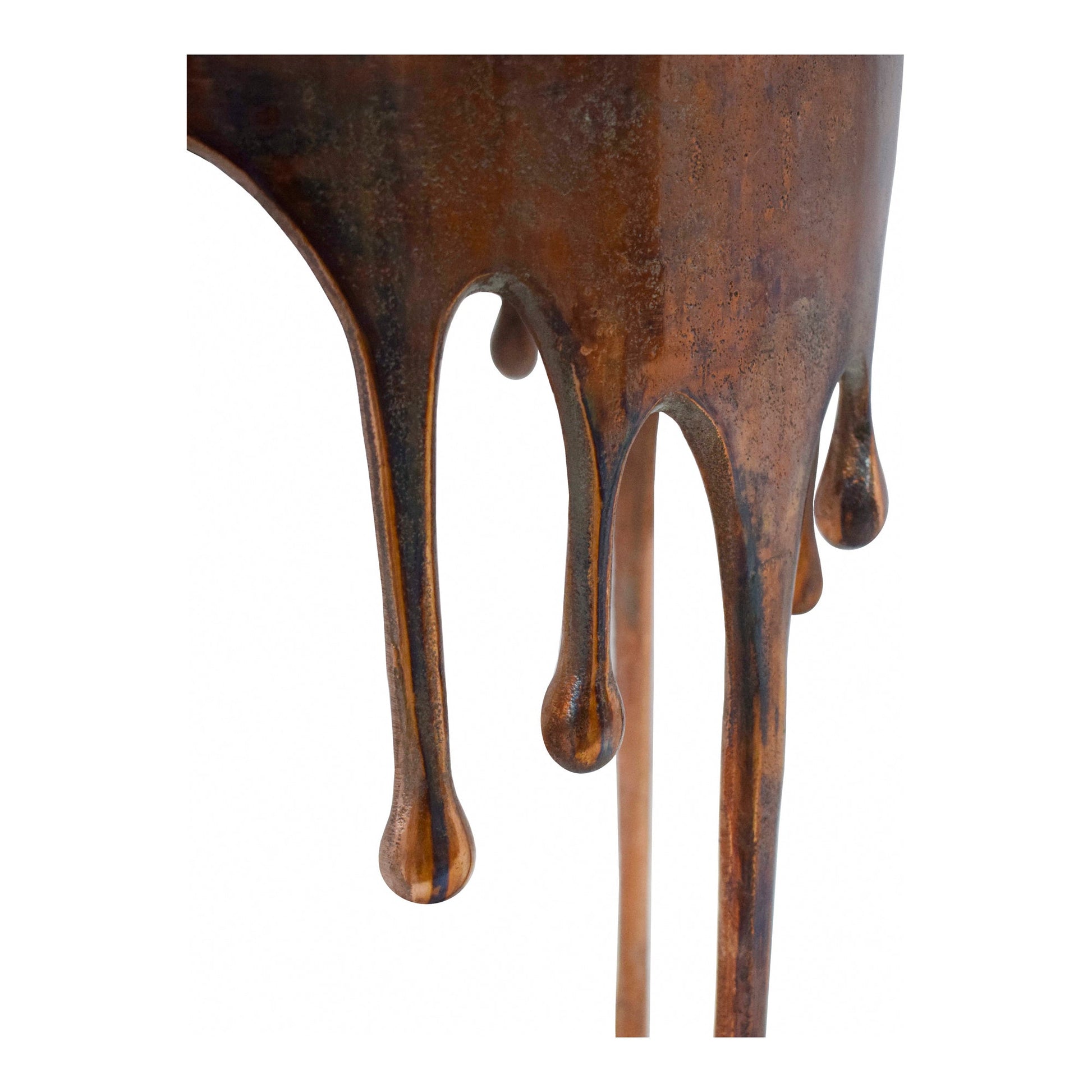 Copperworks Antique Copper Accent Table - Ornate Home