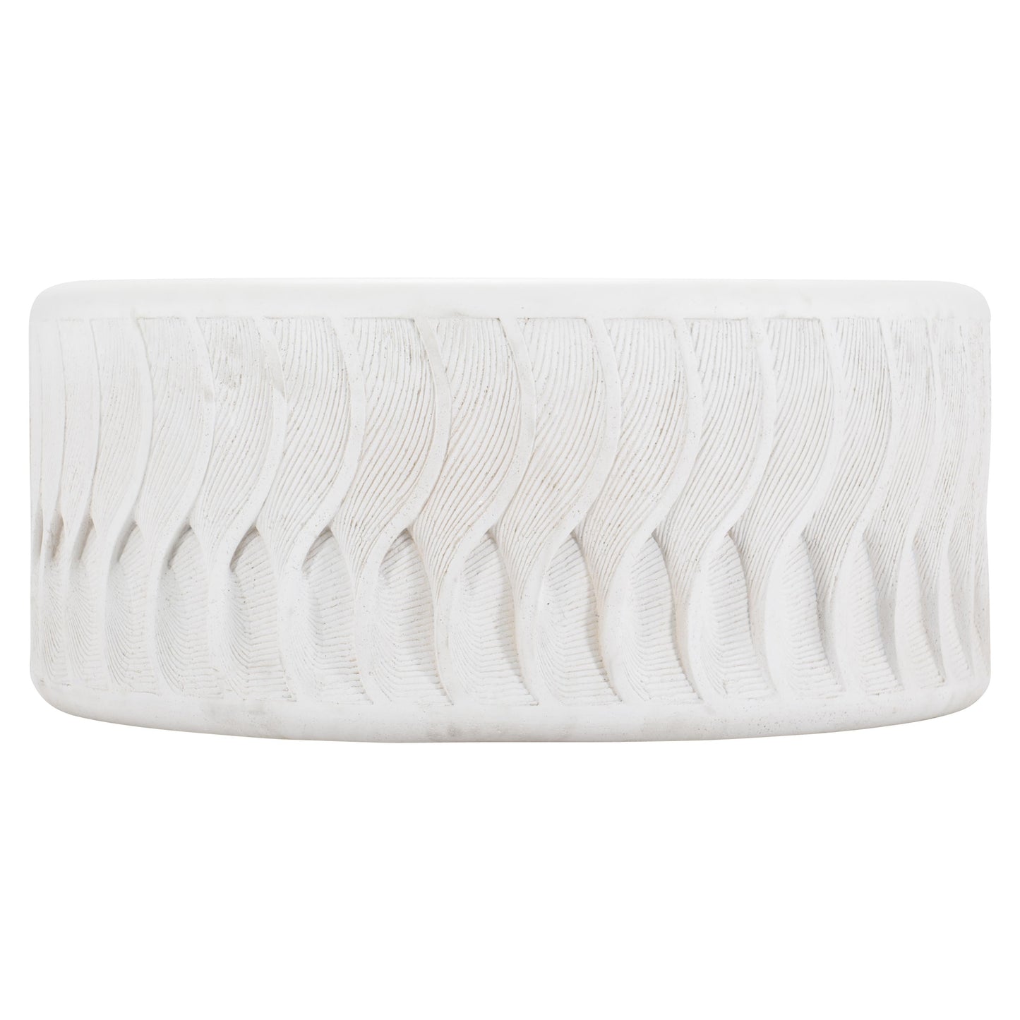 Coquille White Outdoor Cocktail Table - Ornate Home