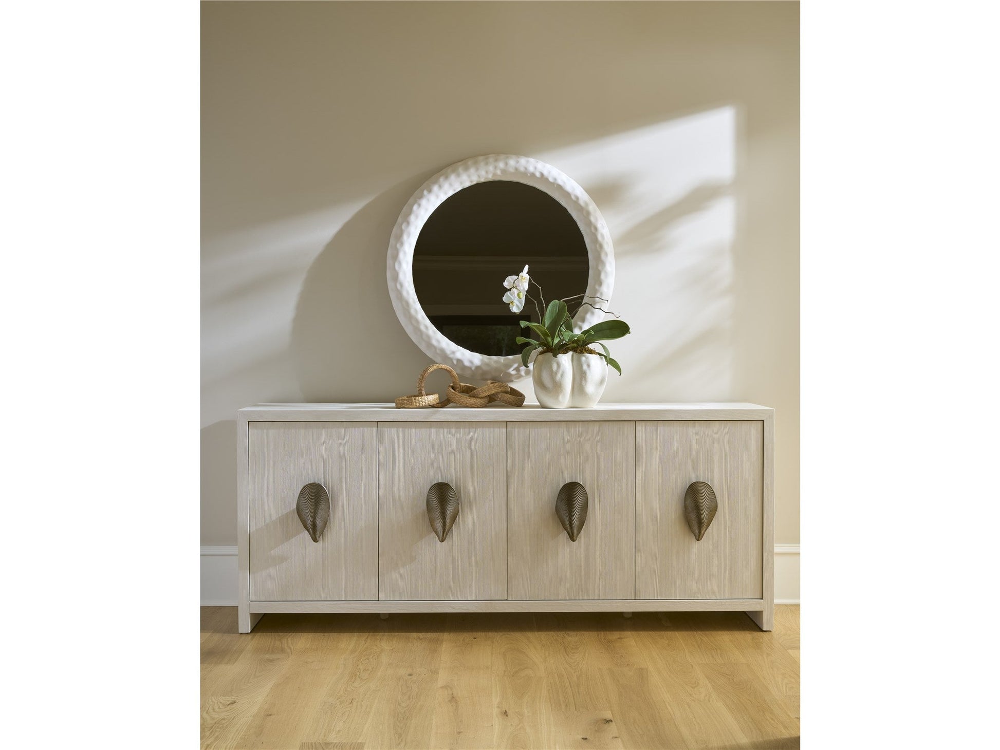 Coral Natural Oak Mirror - Ornate Home