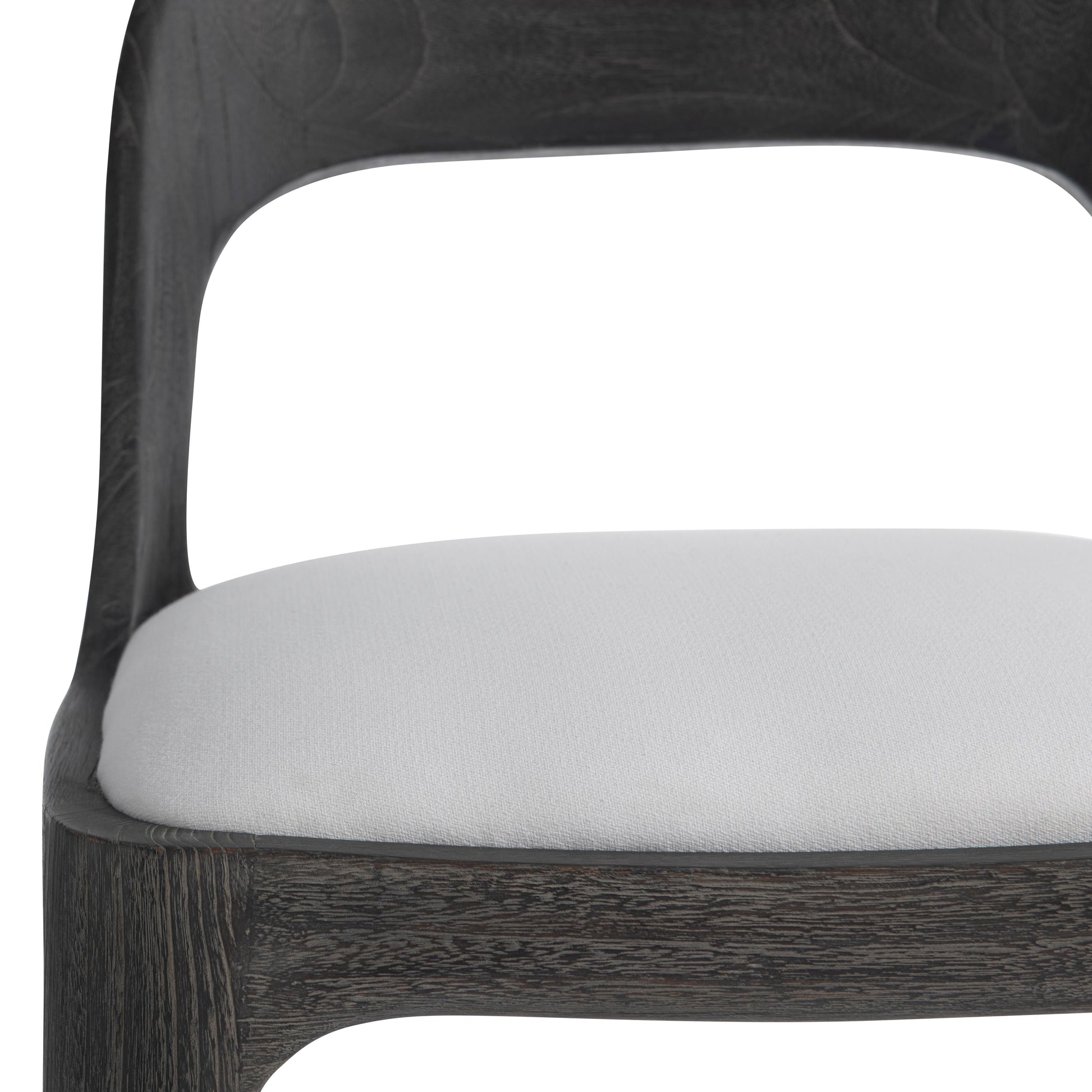 Corfu Smoked Truffle/White/Cream Outdoor Counter Stool - Ornate Home