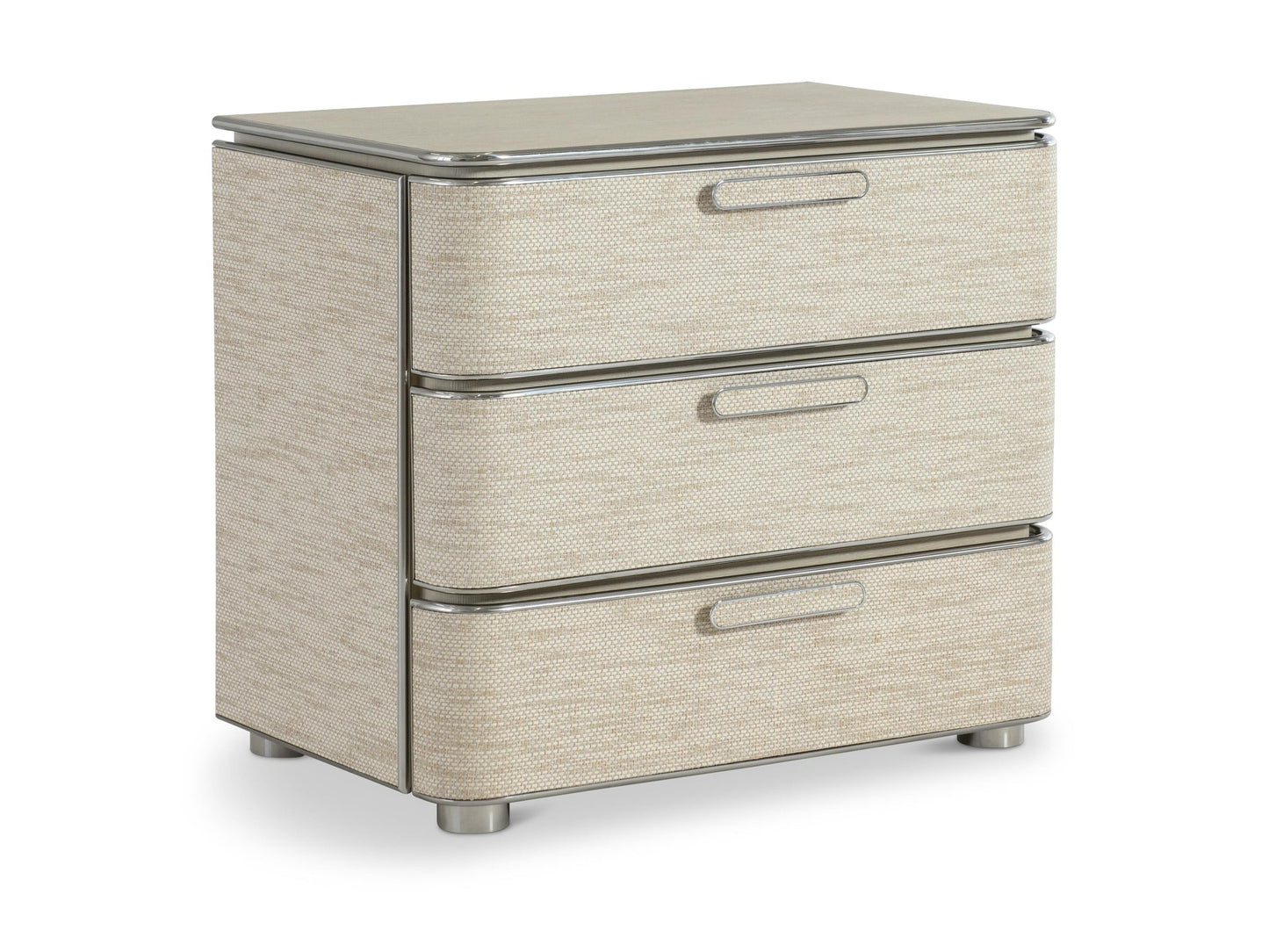 Corinne Ecru/Farine Nightstand - Ornate Home