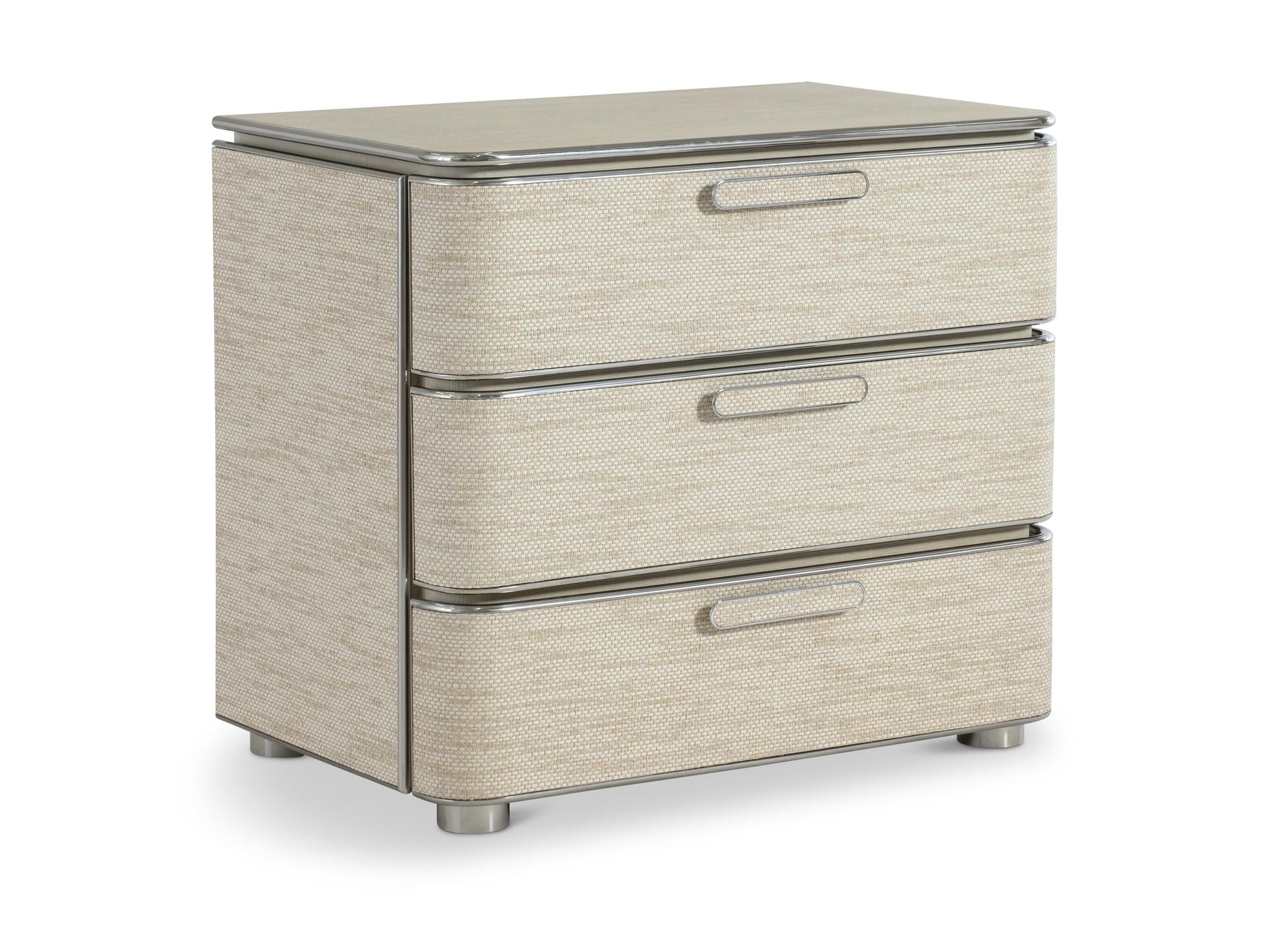 Corinne Ecru/Farine Nightstand - Ornate Home