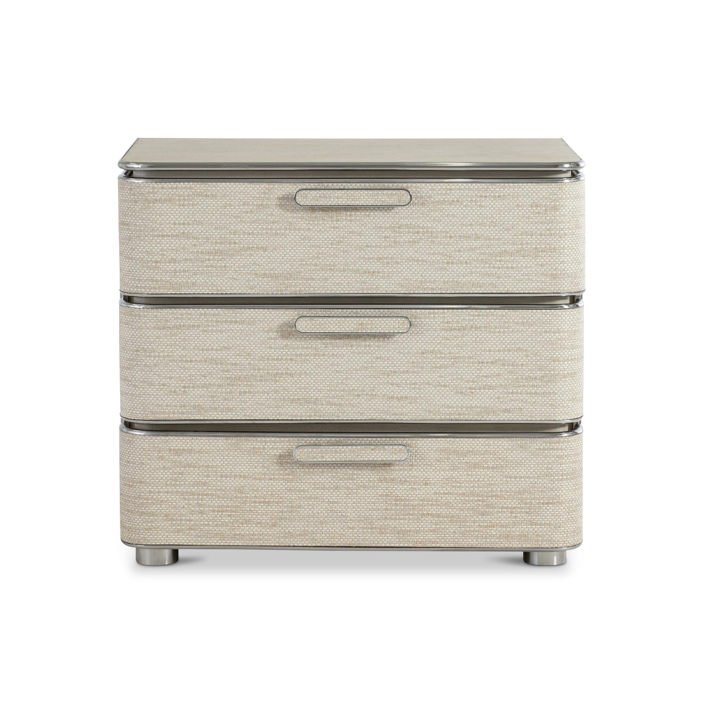 Corinne Ecru/Farine Nightstand - Ornate Home