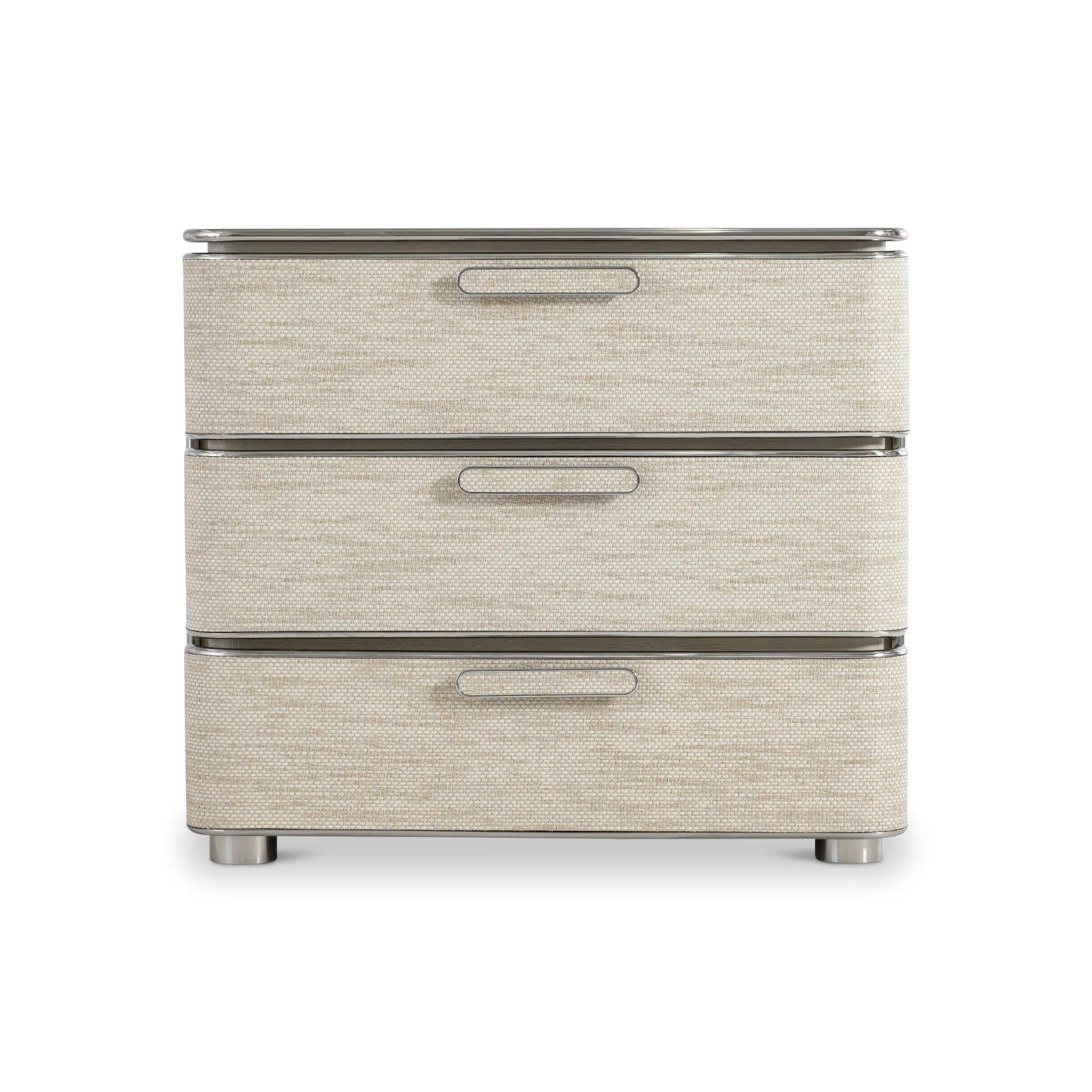 Corinne Ecru/Farine Nightstand - Ornate Home