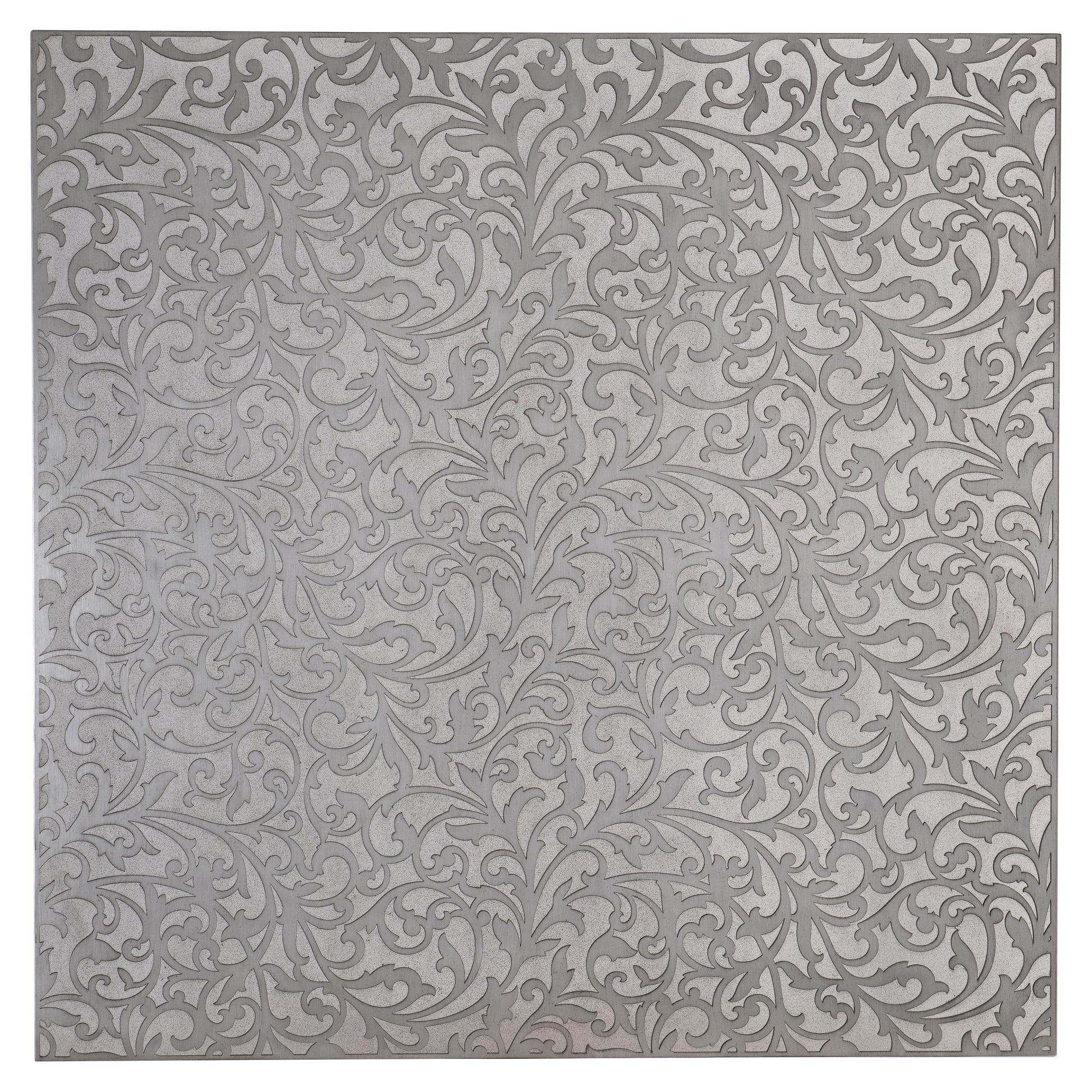 Cornelia Glazed Stainless Steel Cocktail Table - Ornate Home