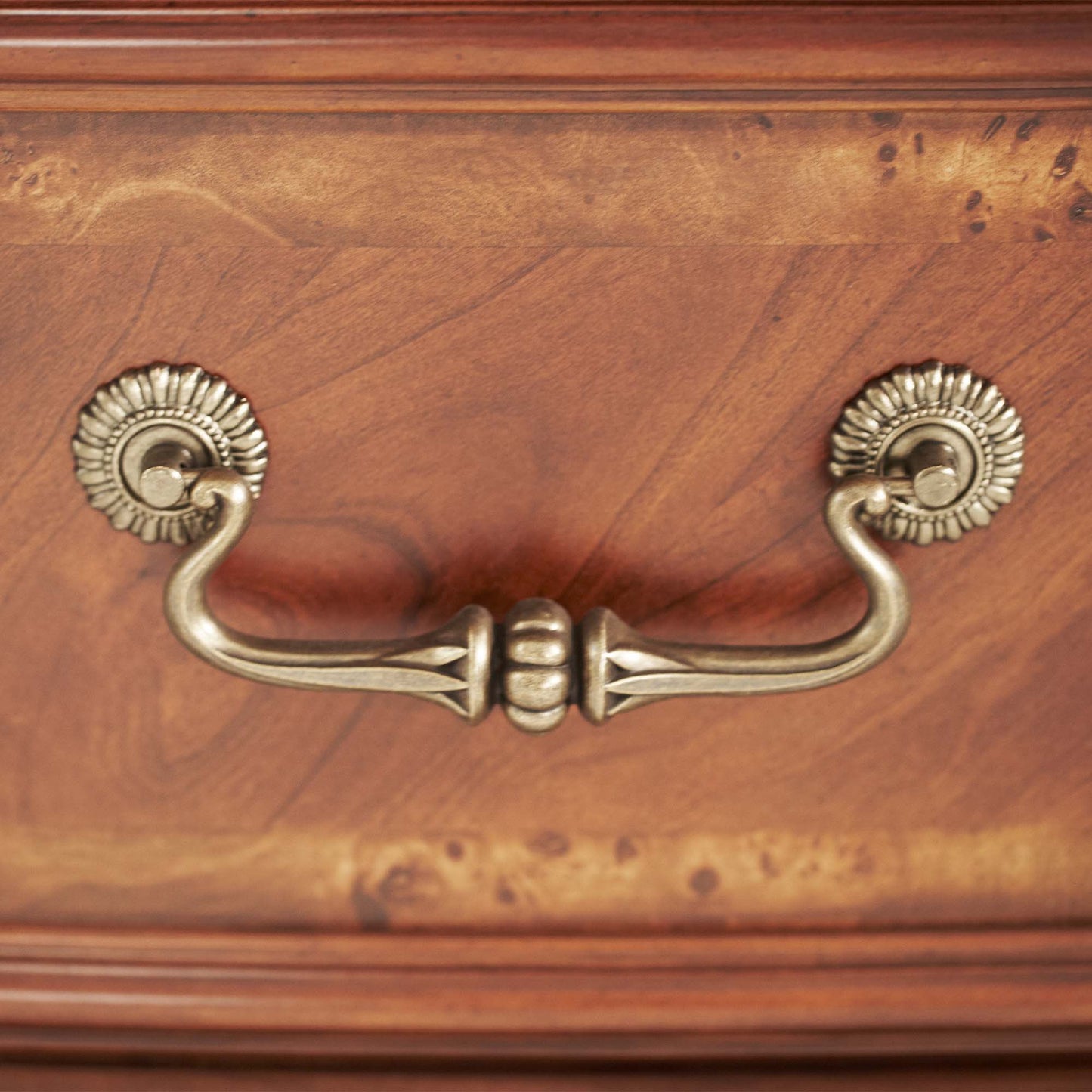 Cortina Honey Walnut Leather Bedside Bench - Ornate Home