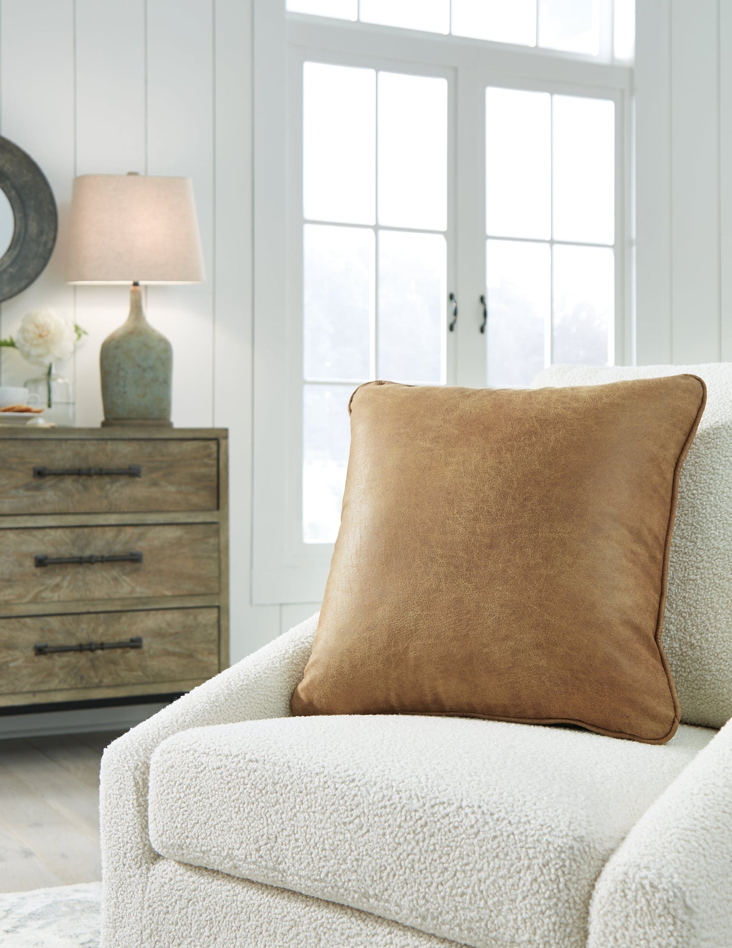 Cortnie Caramel Pillow- Viva Furn