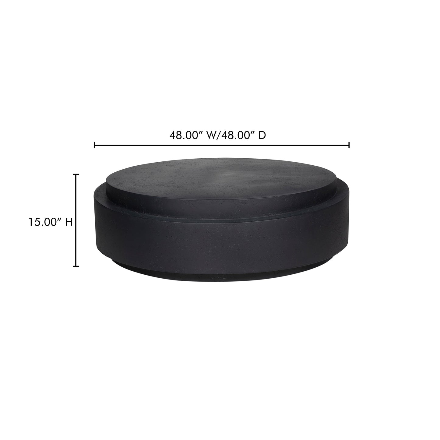Cosmo Black Outdoor Coffee Table - Ornate Home