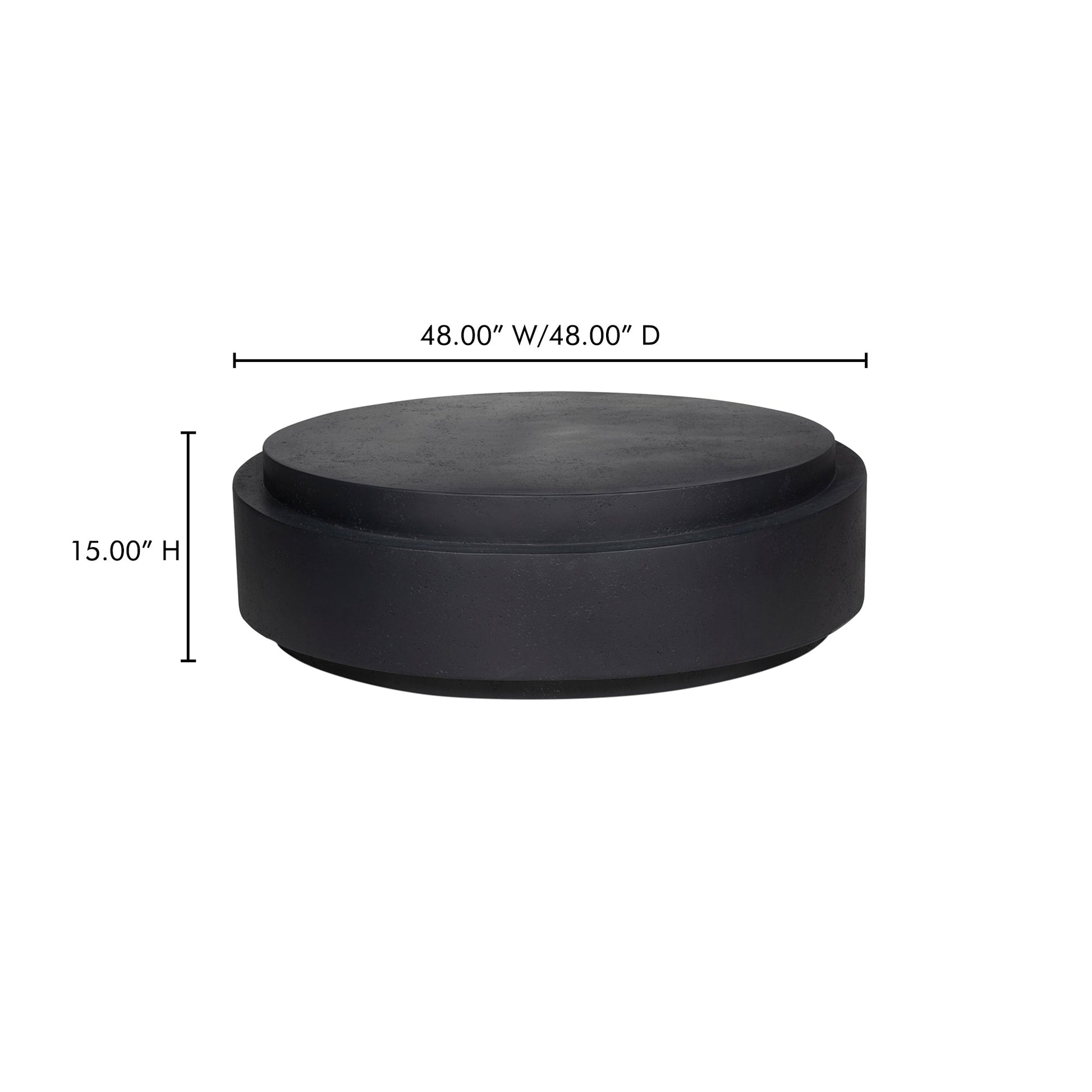 Cosmo Black Outdoor Coffee Table - Ornate Home