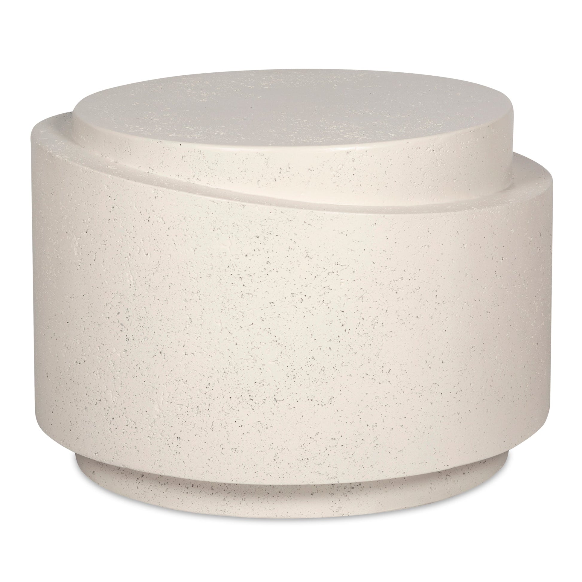 Cosmo Off White Outdoor Accent Table - Ornate Home