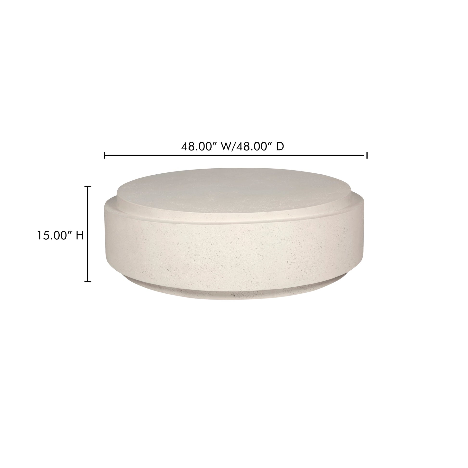 Cosmo Off White Outdoor Coffee Table - Ornate Home