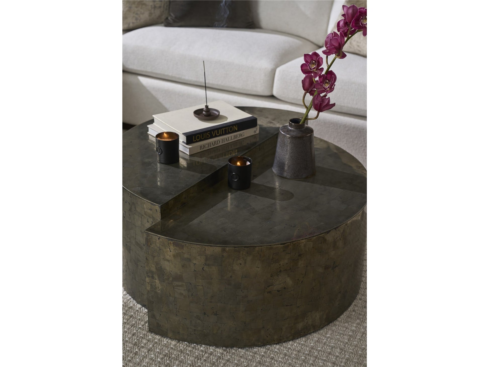 Cosmo Pyrite Cocktail Table - Ornate Home