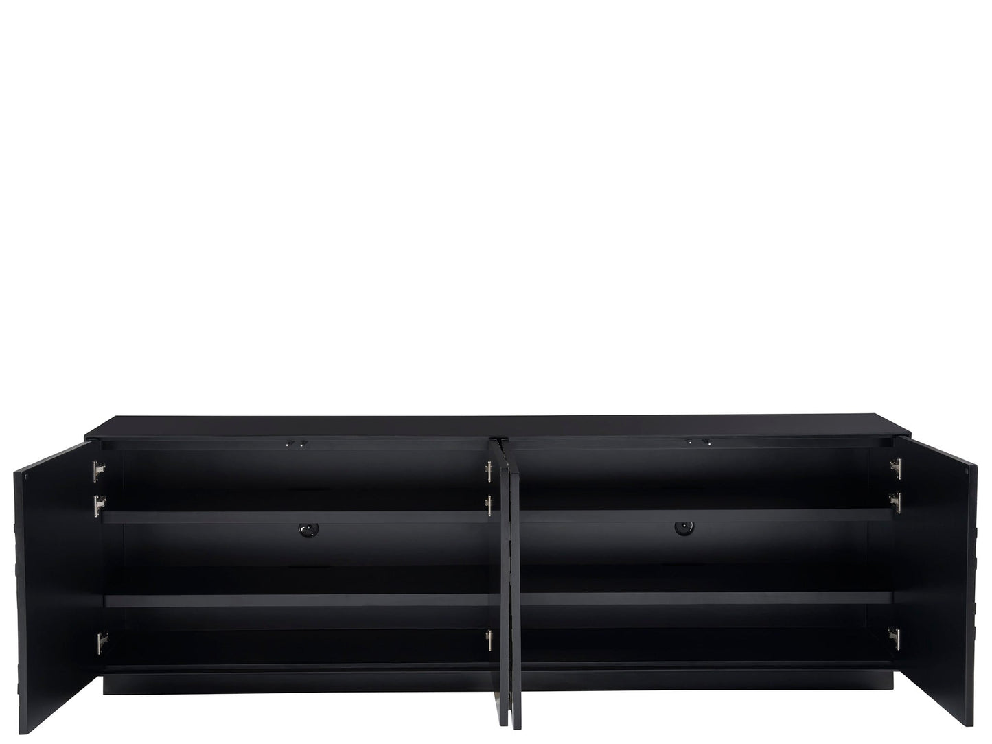 Cosmo Pyrite/Matte Black Credenza - Ornate Home