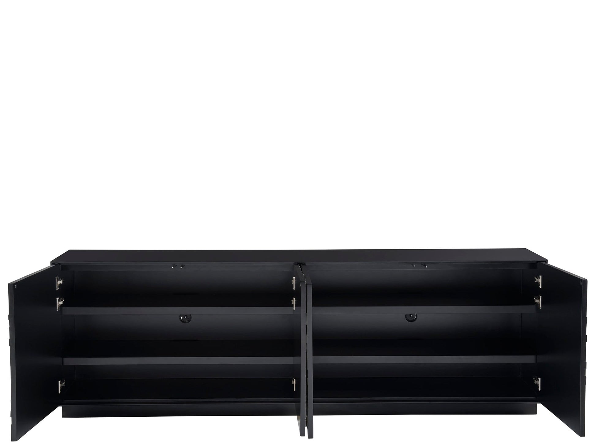Cosmo Pyrite/Matte Black Credenza - Ornate Home