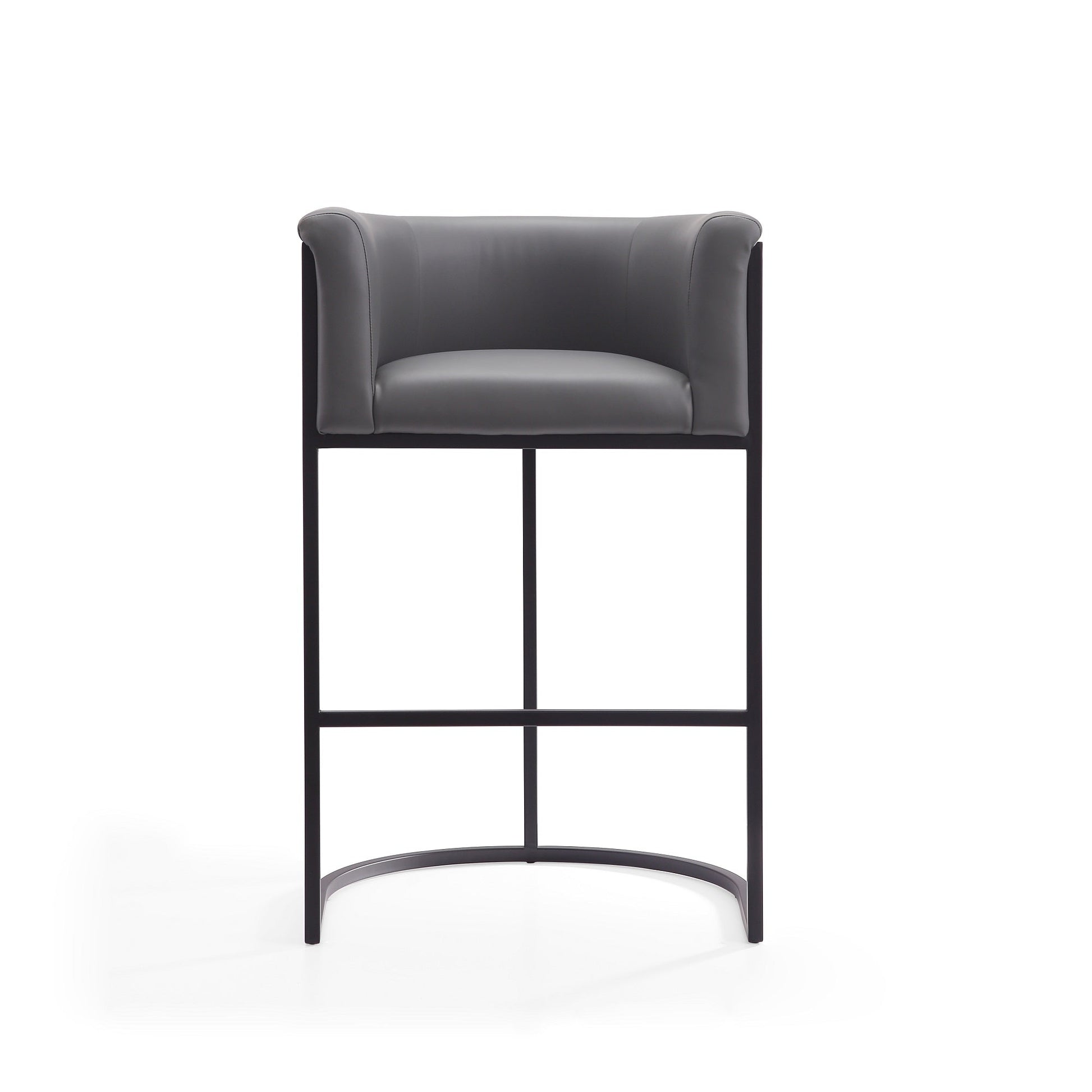 Cosmopolitan Barstool in Grey and Black (set of 3) - Ornate Home